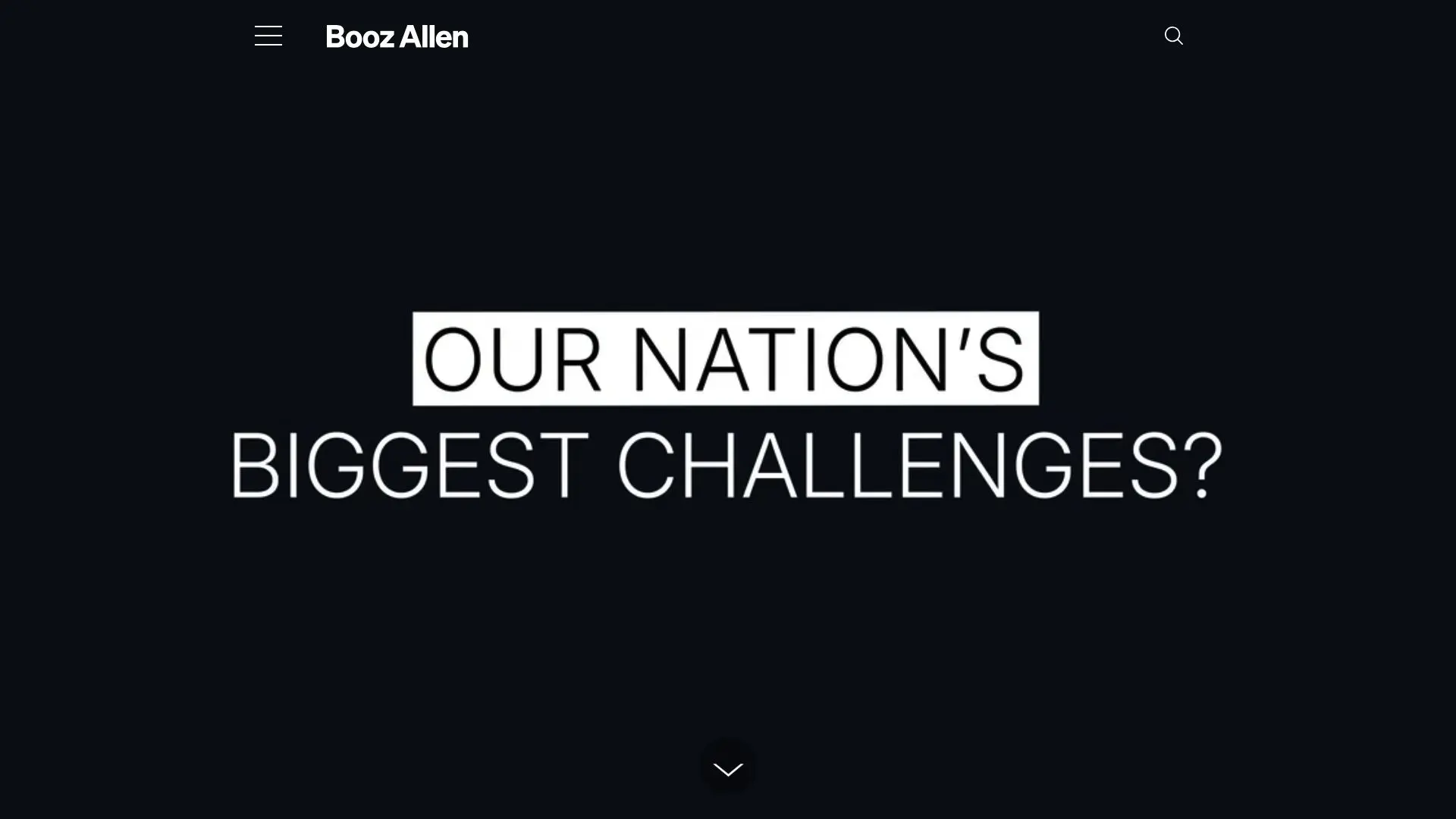 Booz Allen Hamilton technology consulting