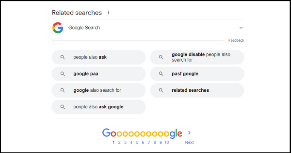 People Also Search For Google Screenshot
