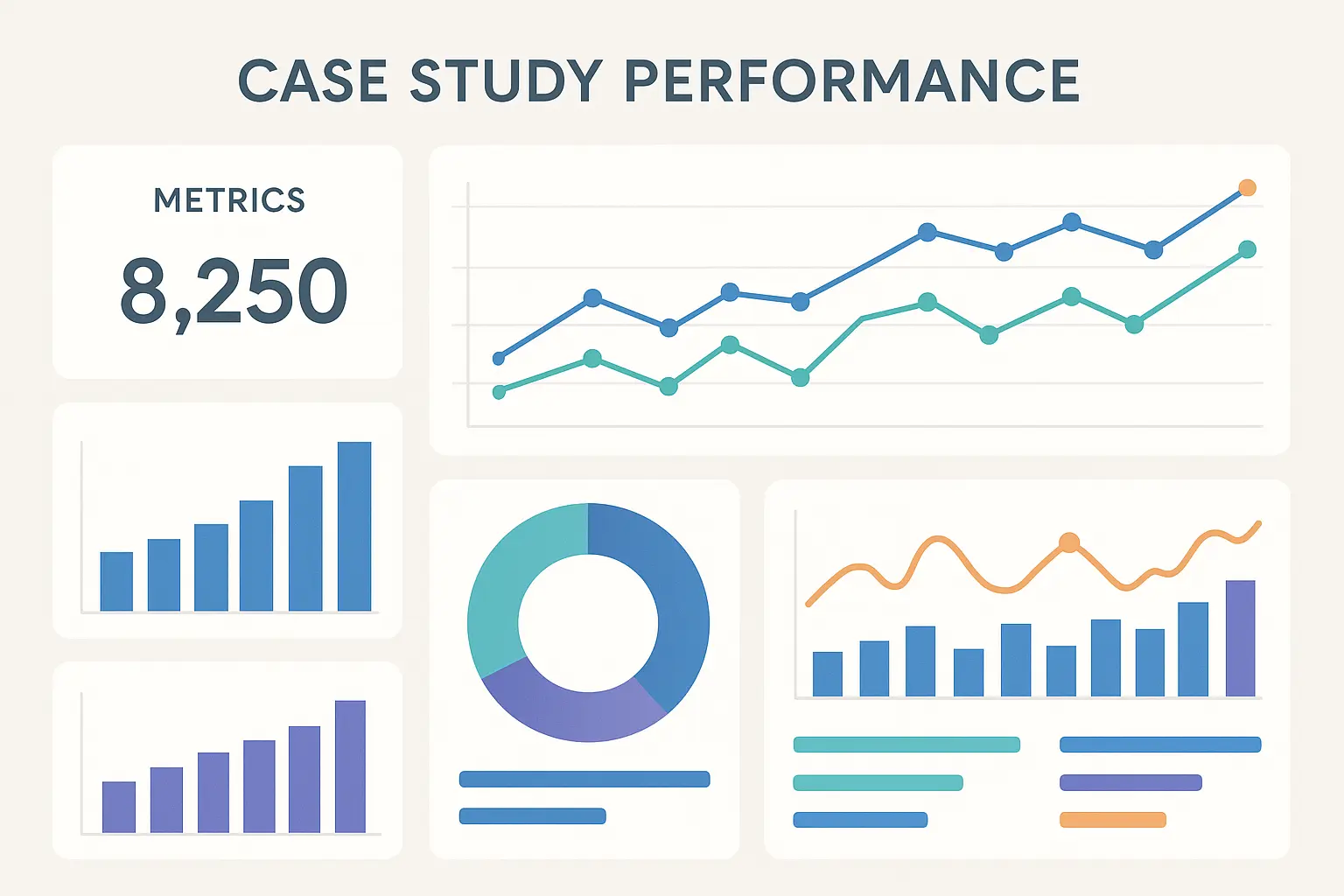 HubSpot case study dashboard showing customer success metrics
