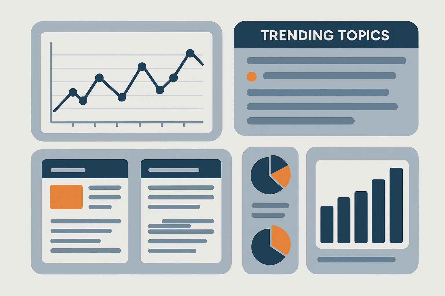 Trend analysis and content integration