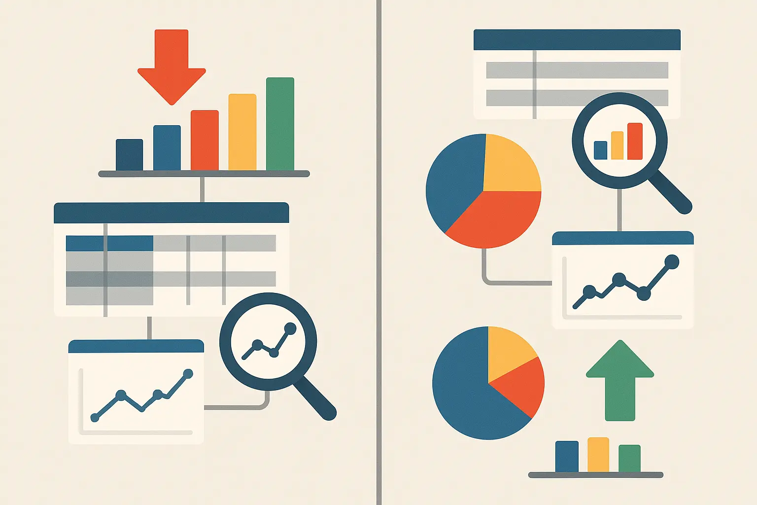 Top-down vs bottom-up market sizing comparison