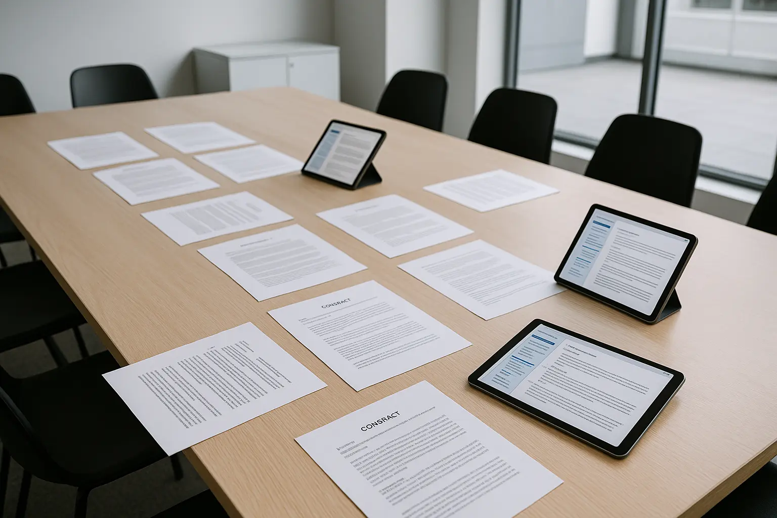 Business contract review process
