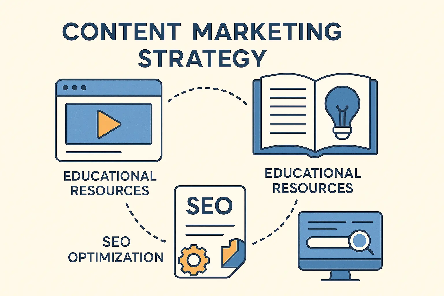 SEO content marketing strategy implementation