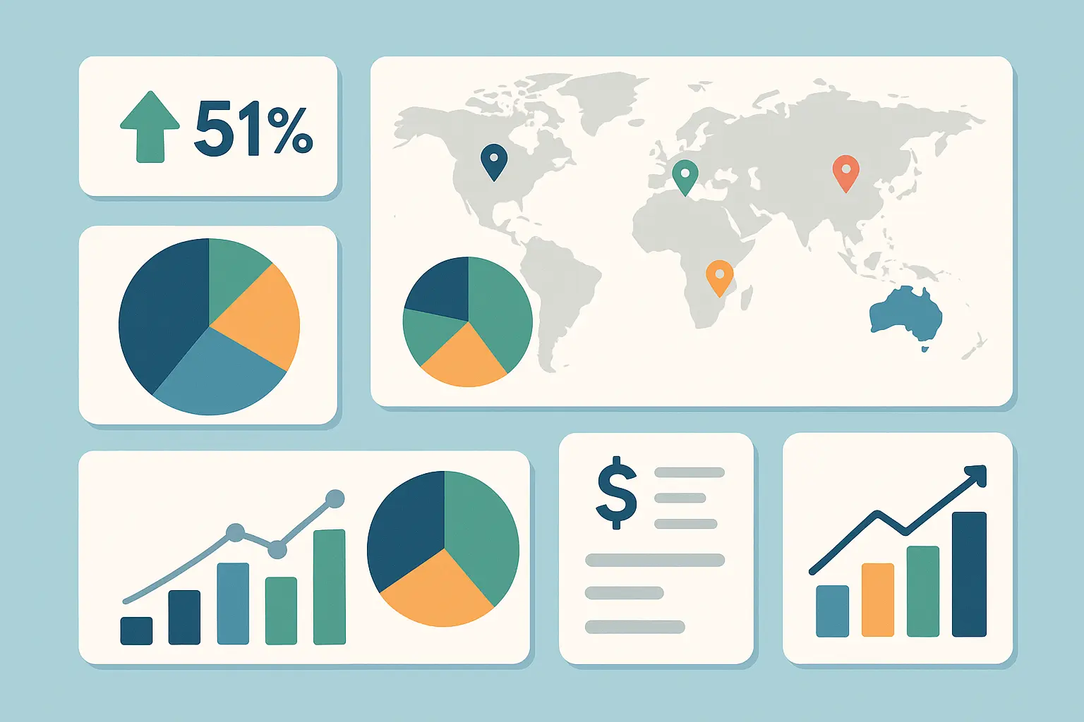 Marketing ROI analysis dashboard