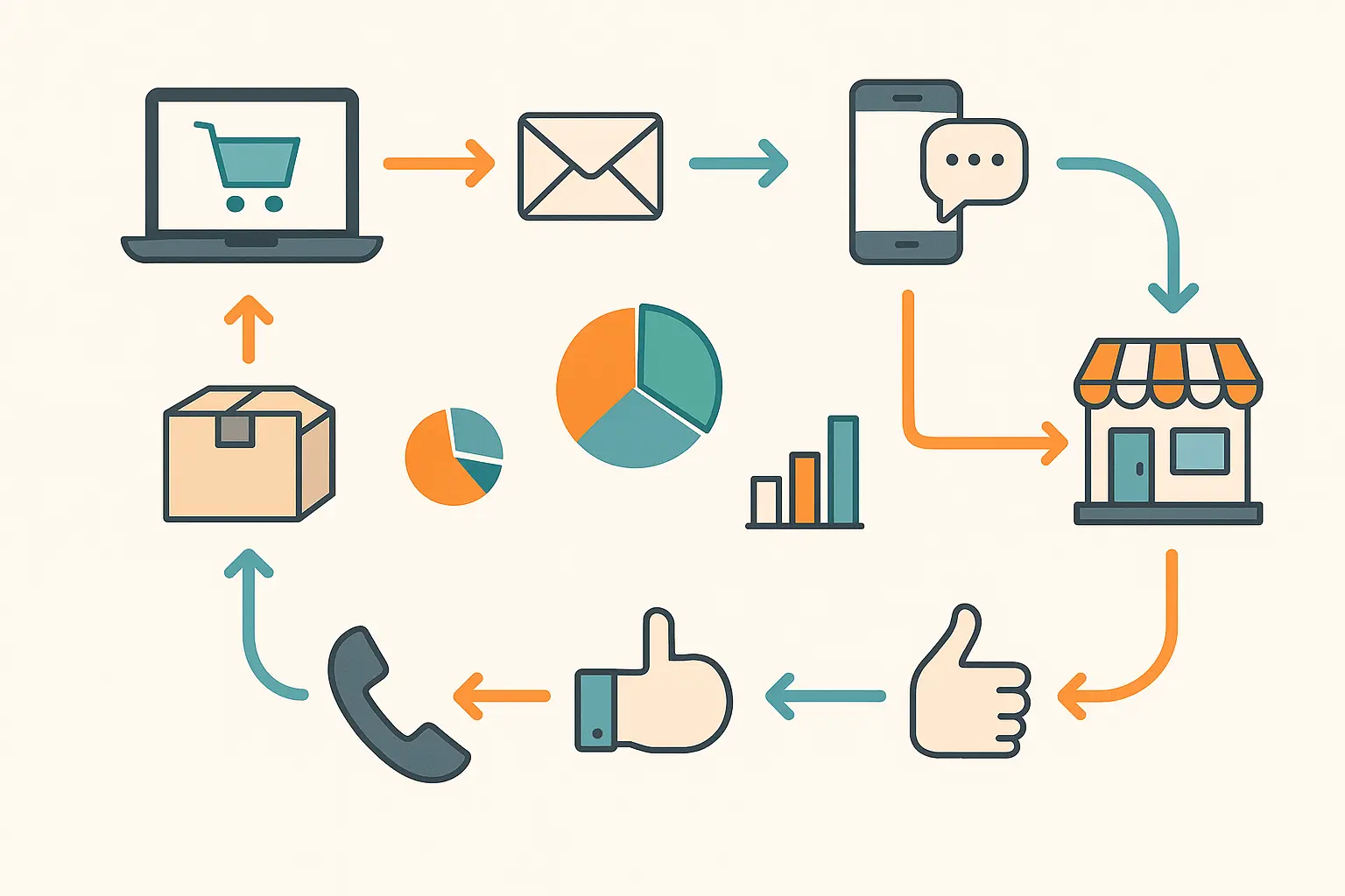 Cross-channel customer attribution model