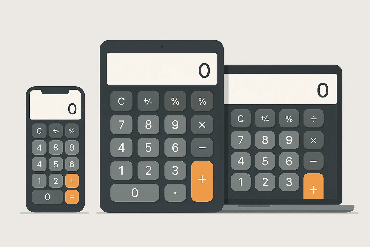 Mobile-responsive discount calculator design