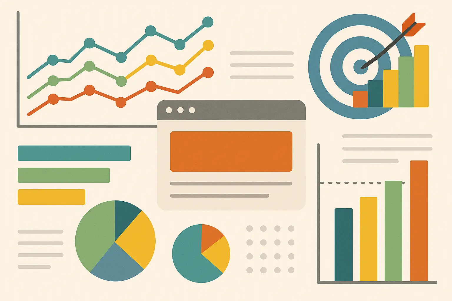Competitive content analysis dashboard
