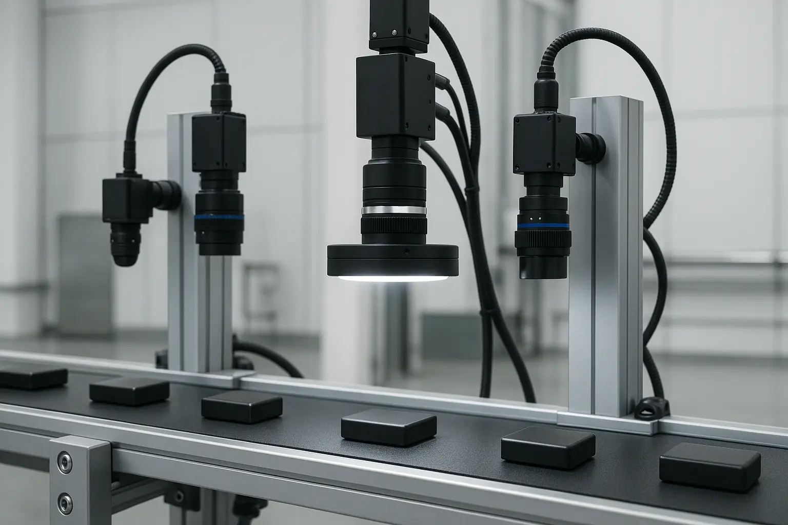 Vision system performing quality control inspection