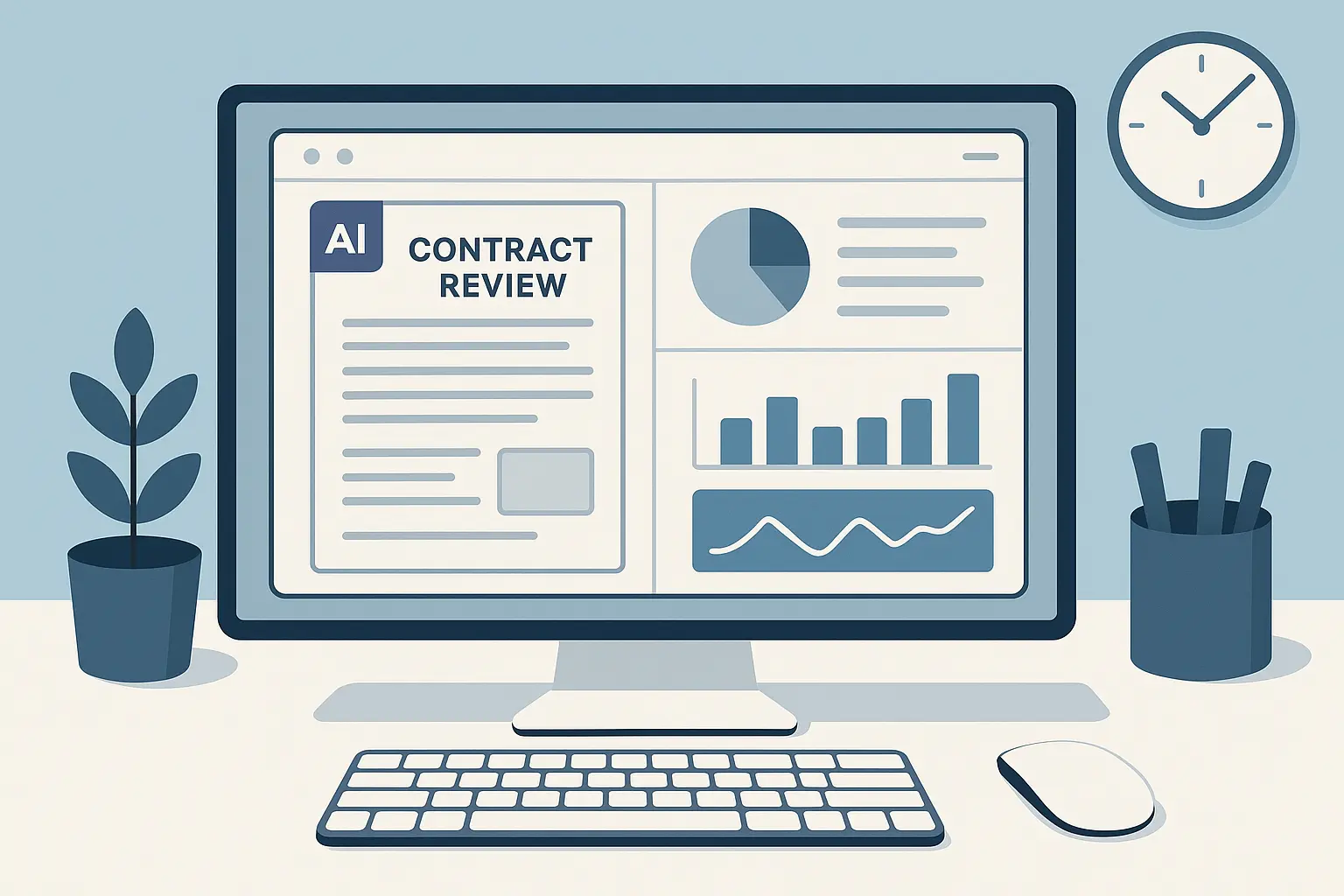 Technology-enhanced contract review systems