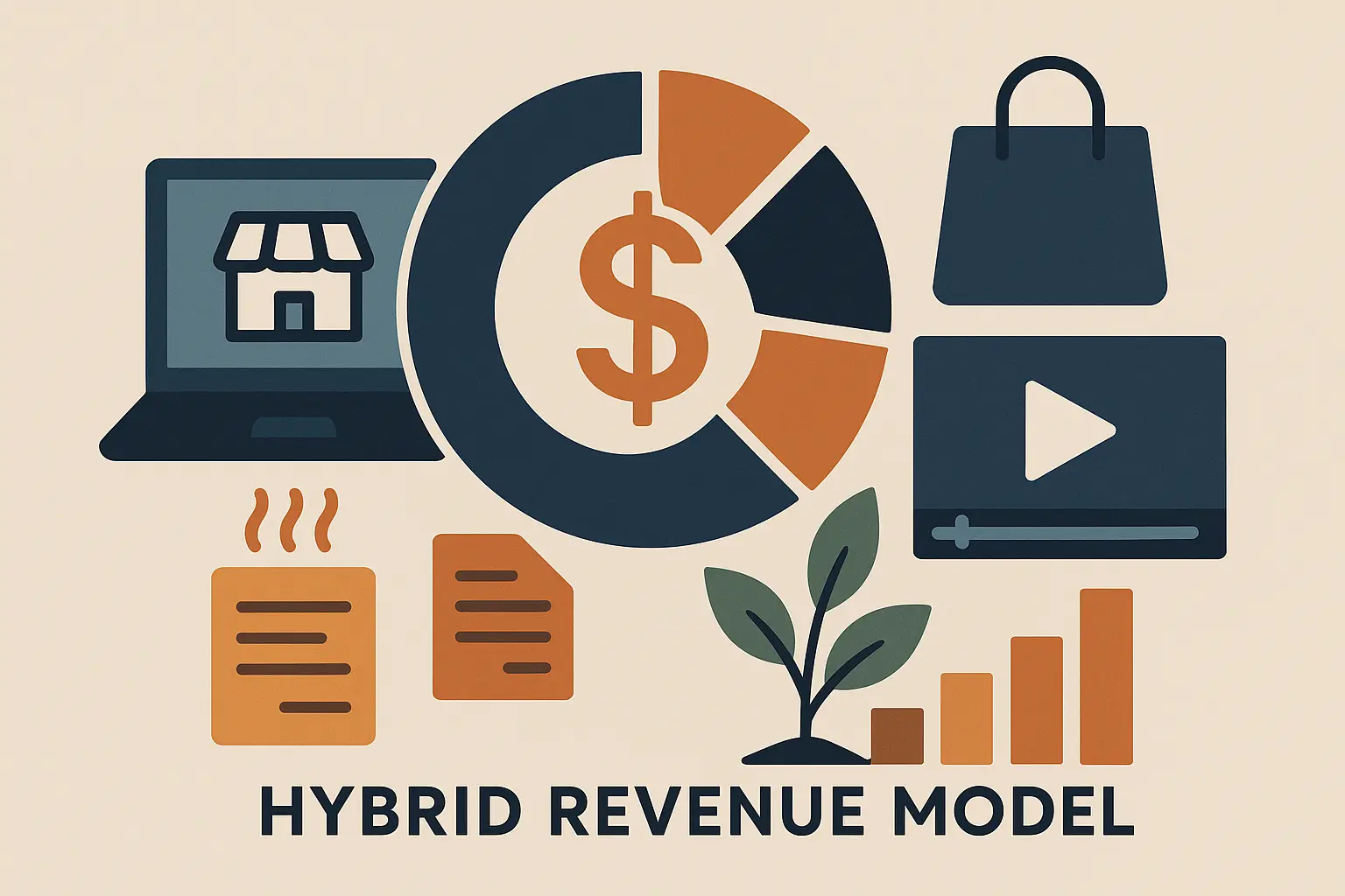 Hybrid blog revenue models