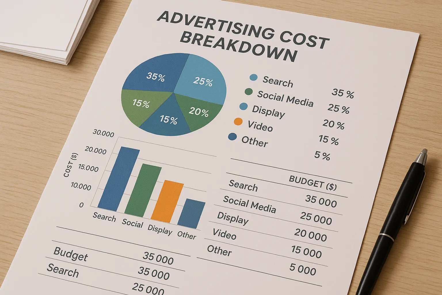 Etsy advertising cost breakdown