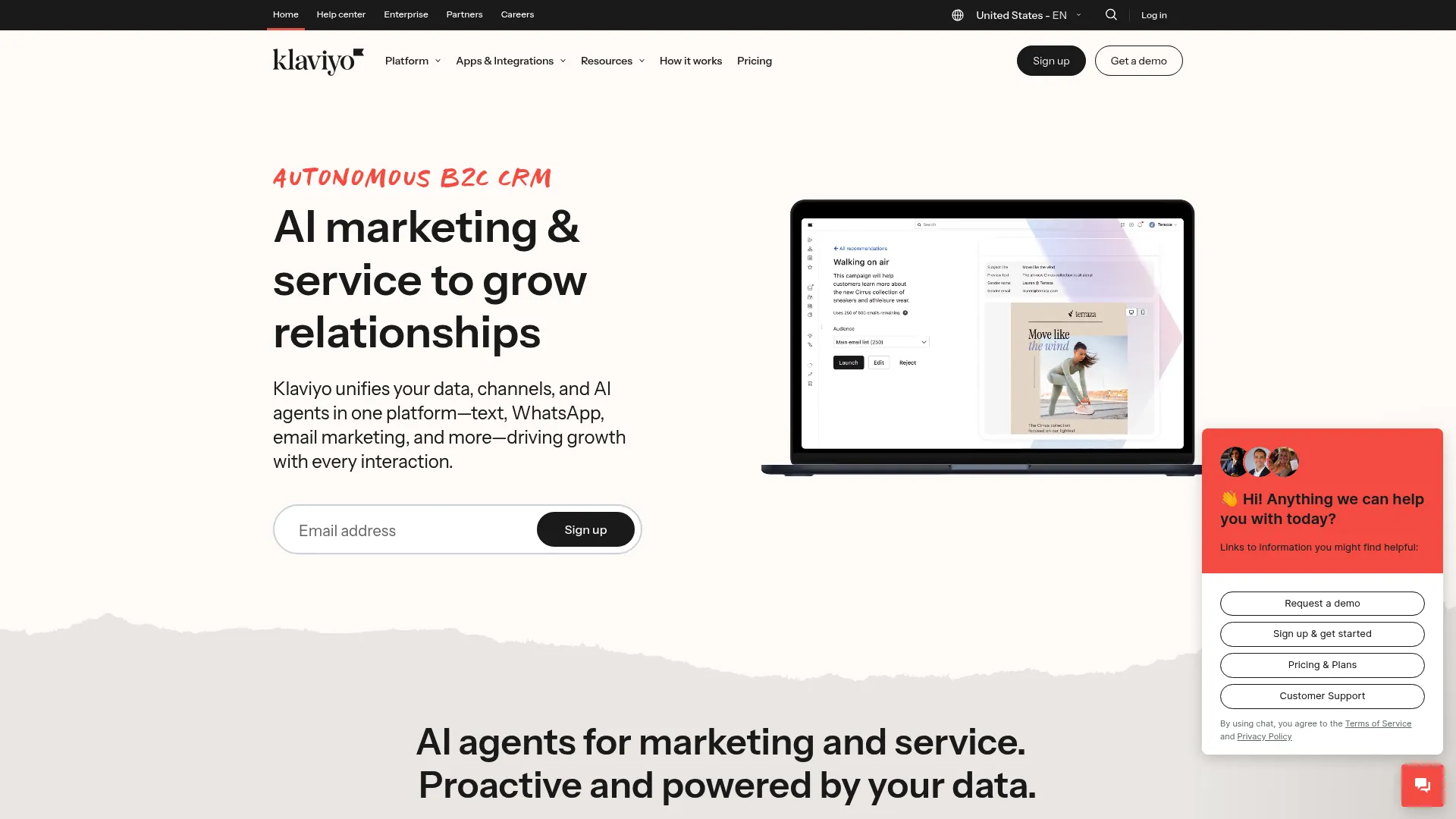 Klaviyo ecommerce email platform