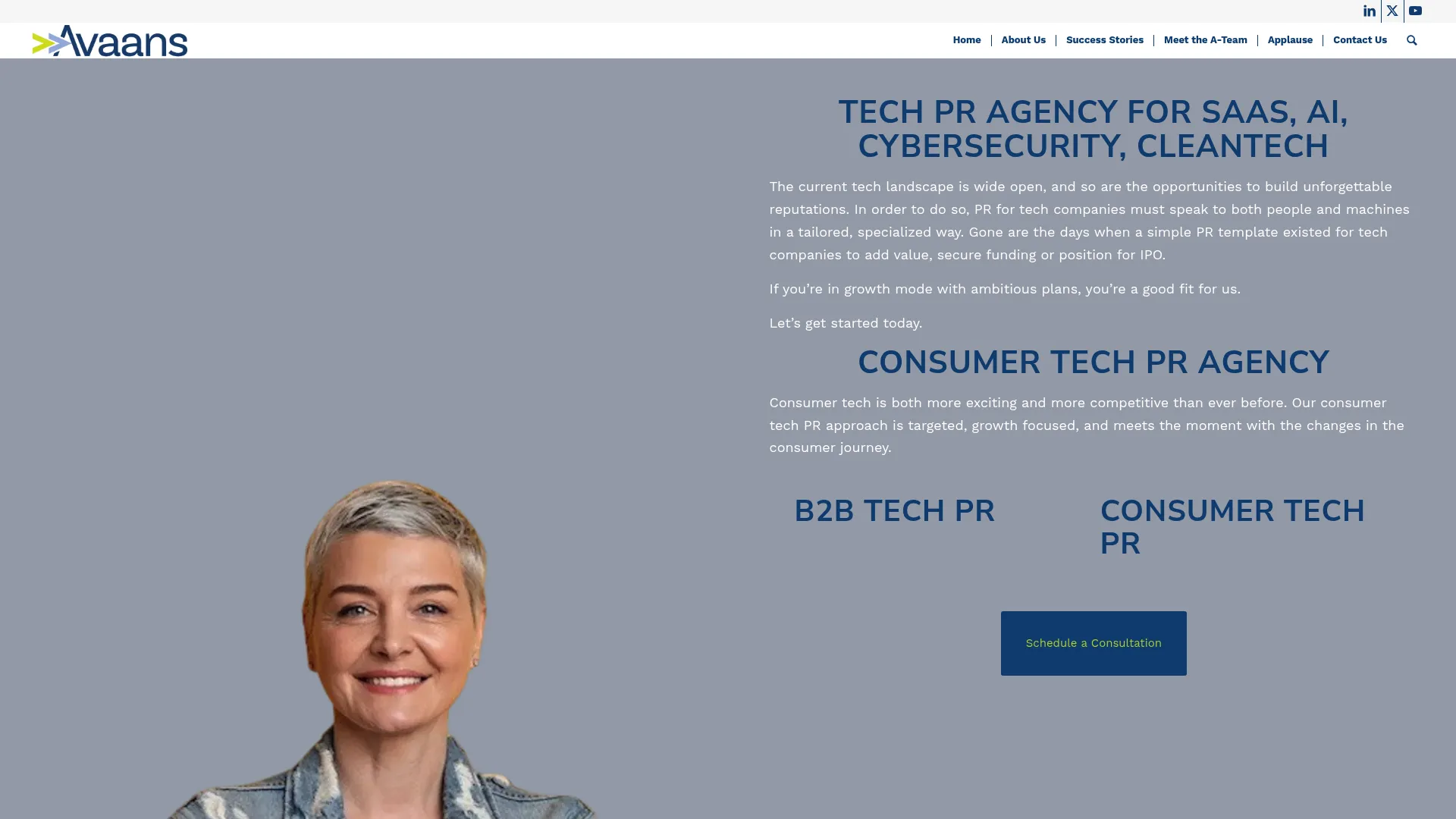 screenshot of avaansmedia.com