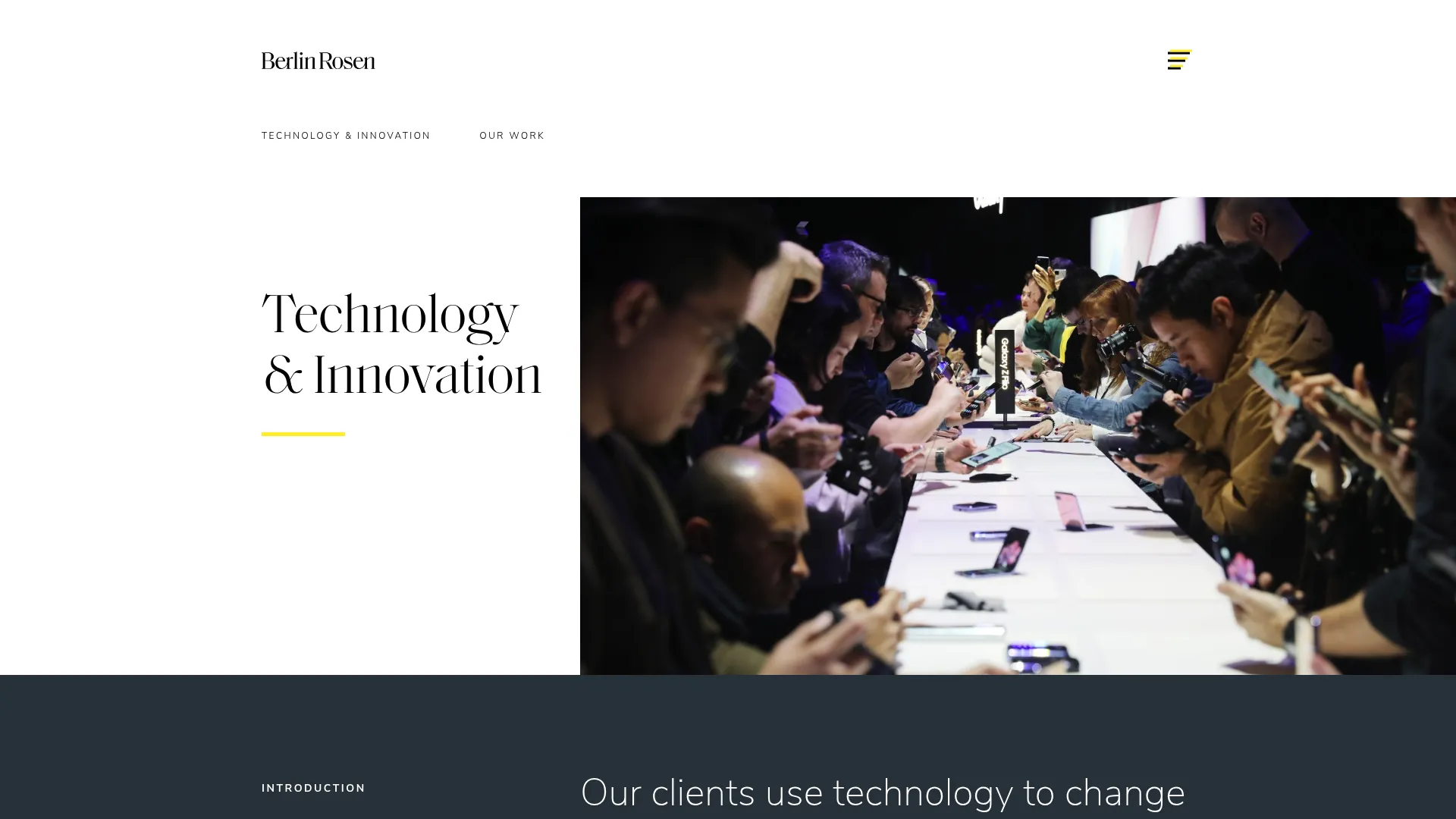 screenshot of berlinrosen.com