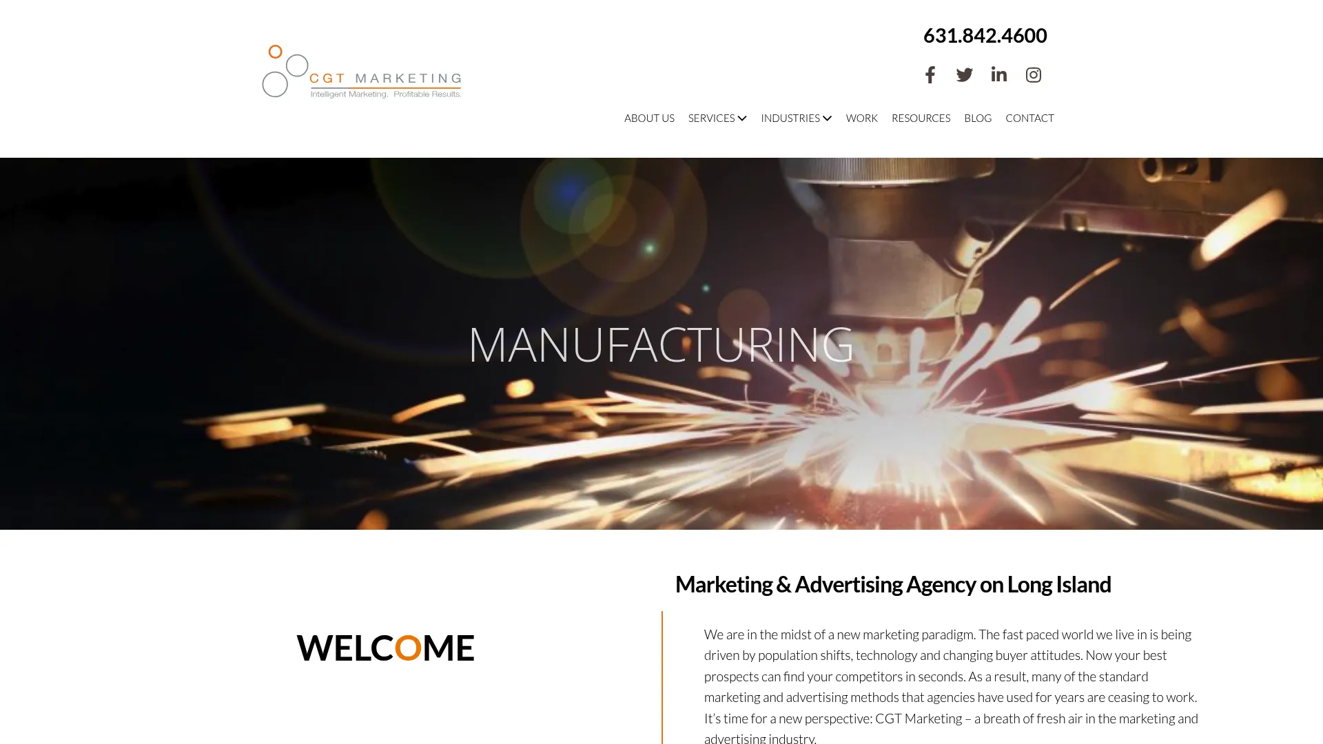 screenshot of cgtmarketingllc.com