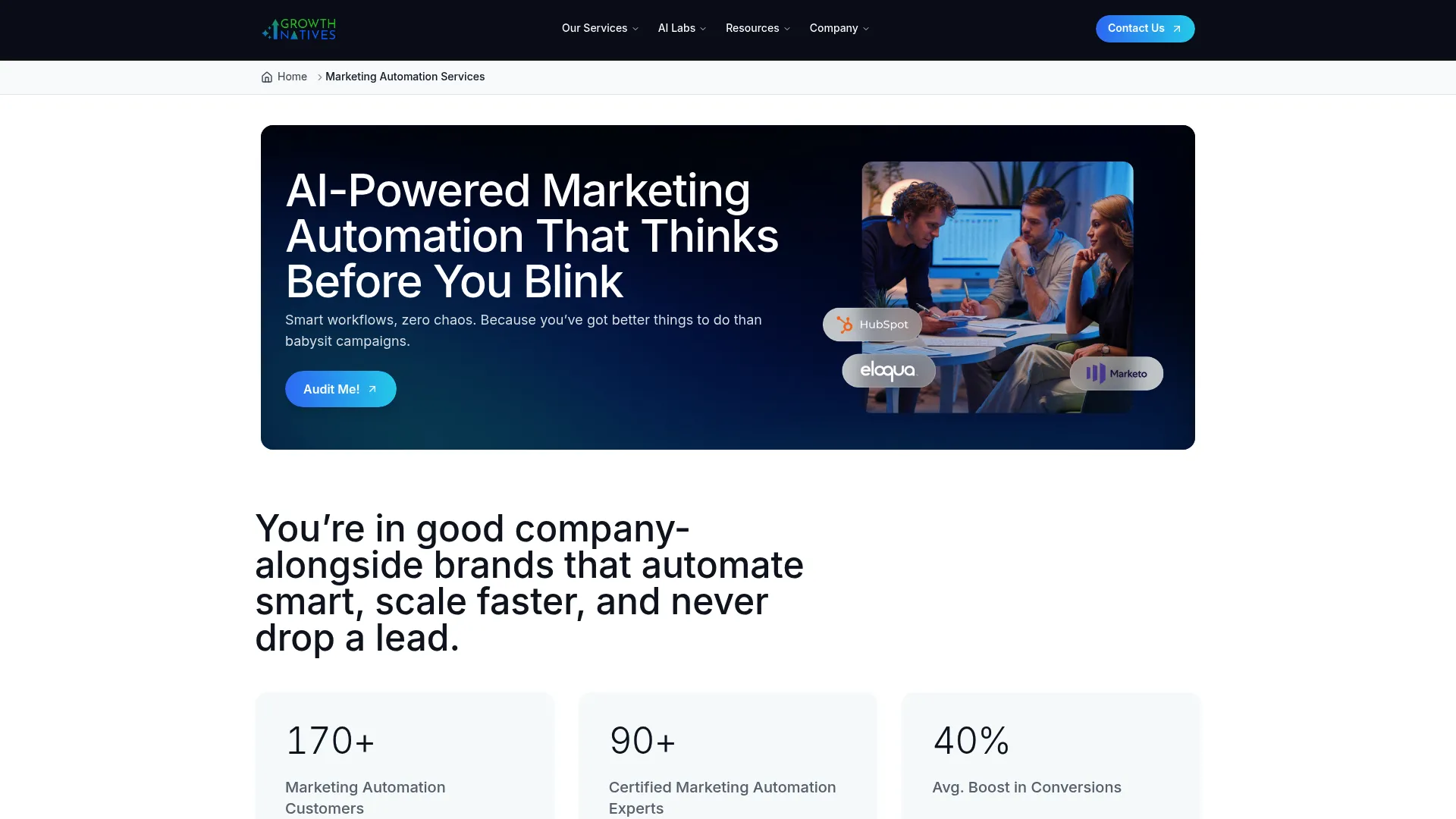 screenshot of growthnatives.com