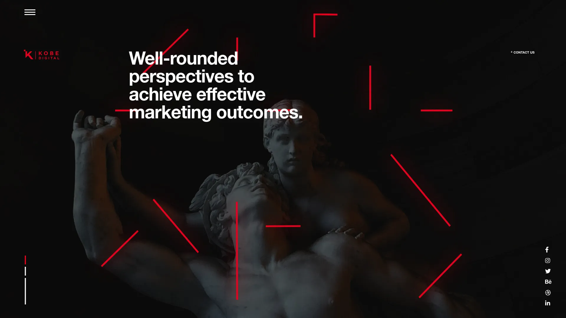 screenshot of kobedigital.com
