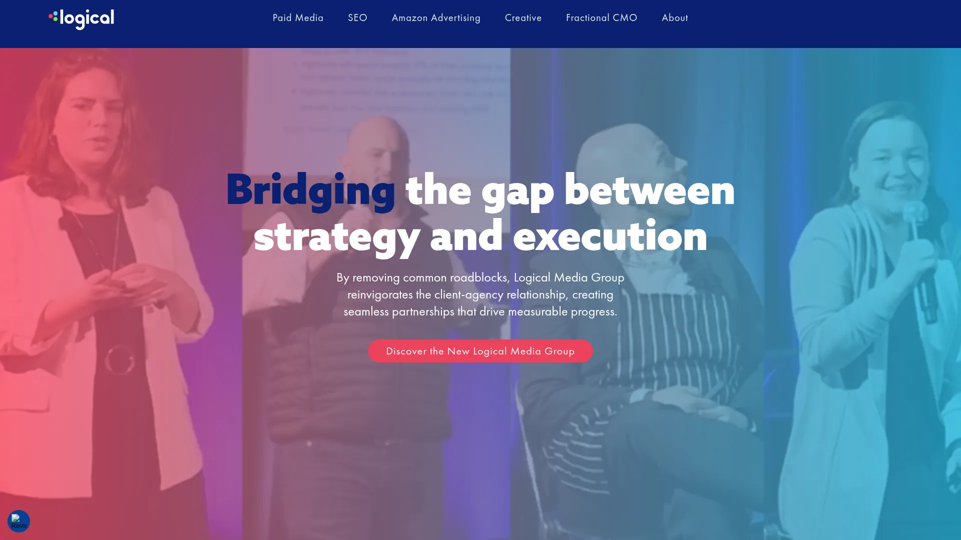 Screenshot of logicalmediagroup.com