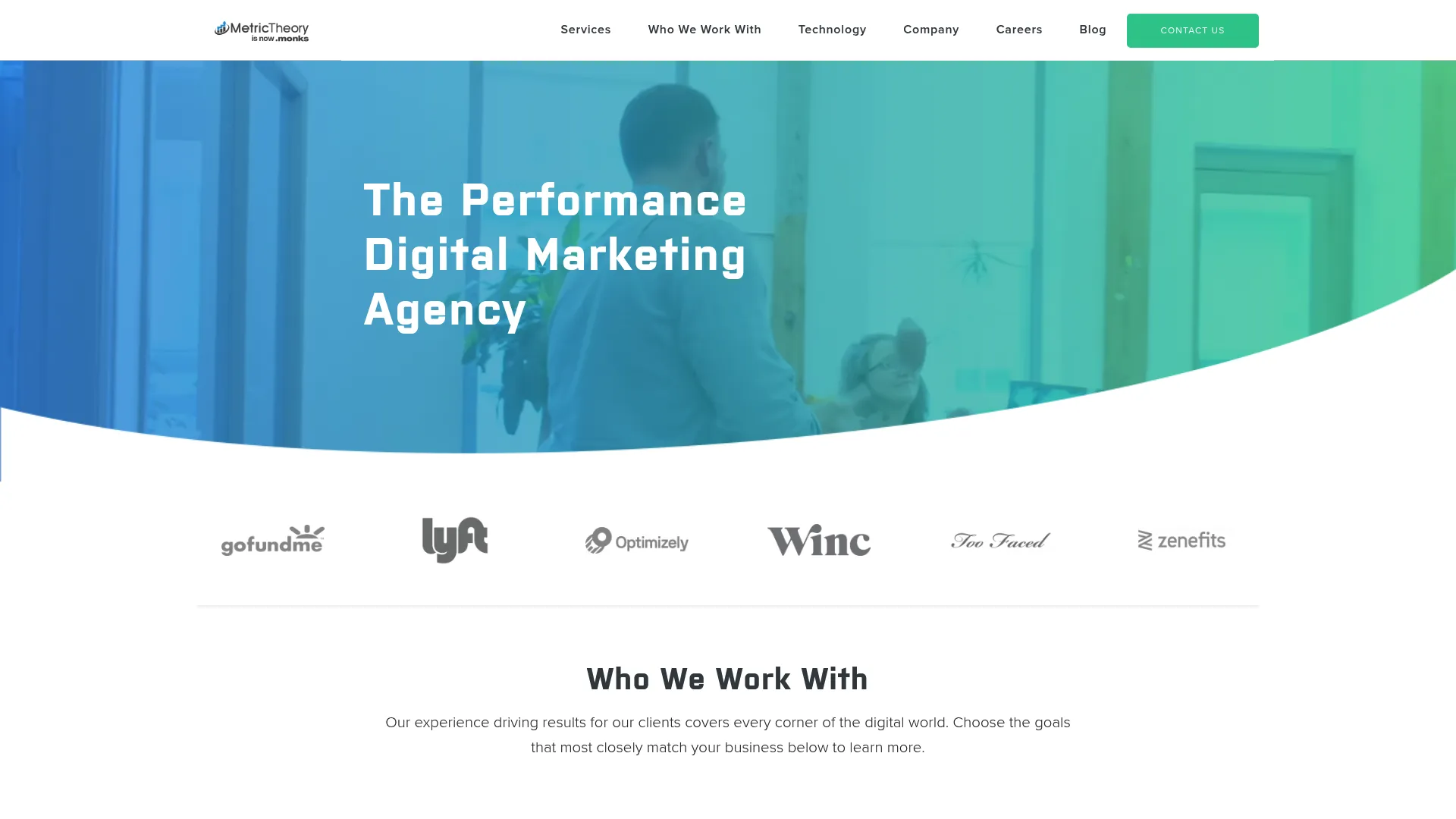 screenshot of metrictheory.com