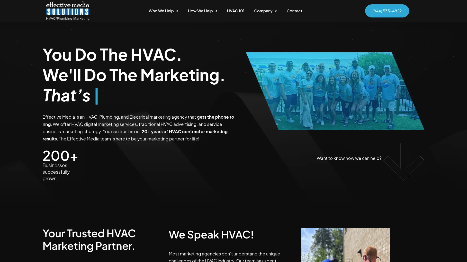 screenshot of myeffectivemedia.com