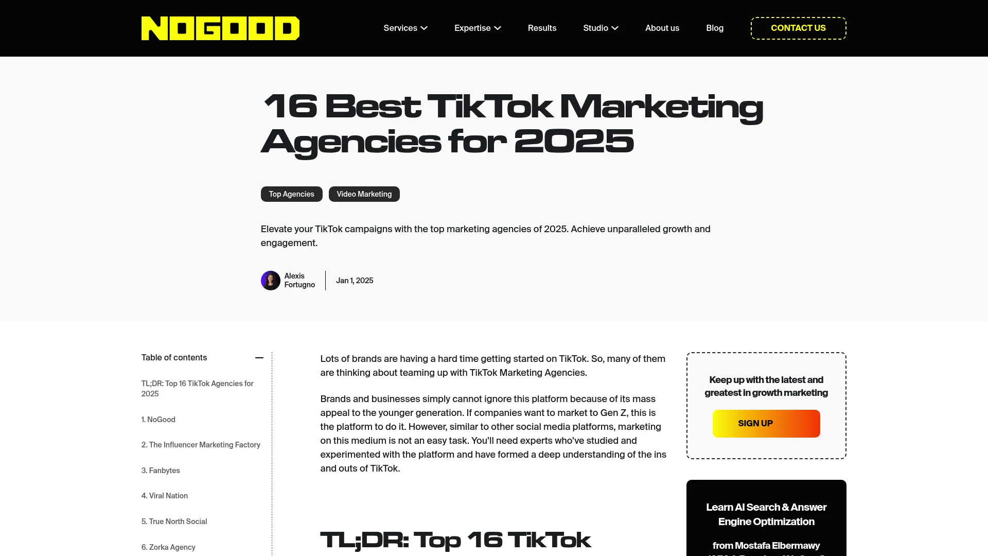 Screenshot of NoGood