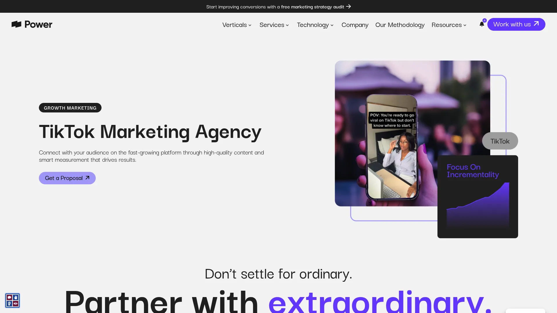 Screenshot of Power Digital Marketing