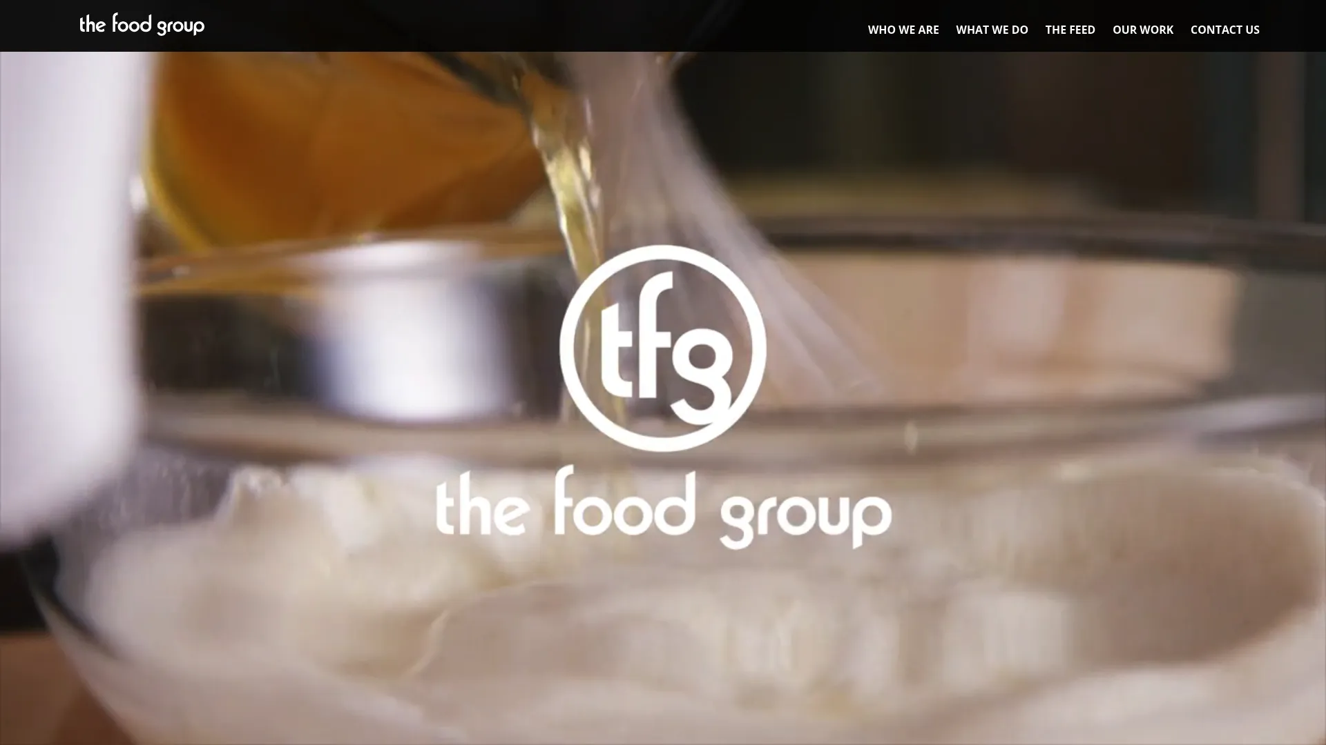 screenshot of thefoodgroup.com