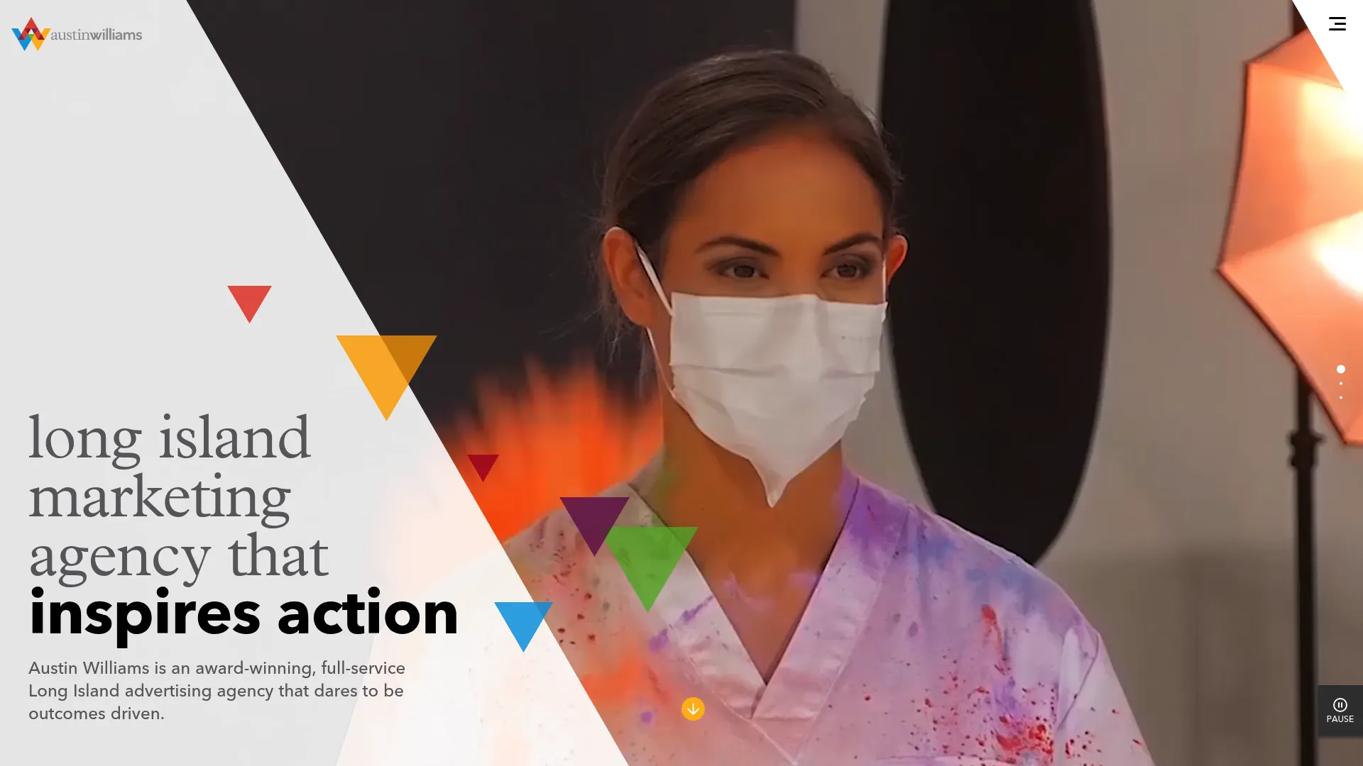 screenshot of austinwilliams.com