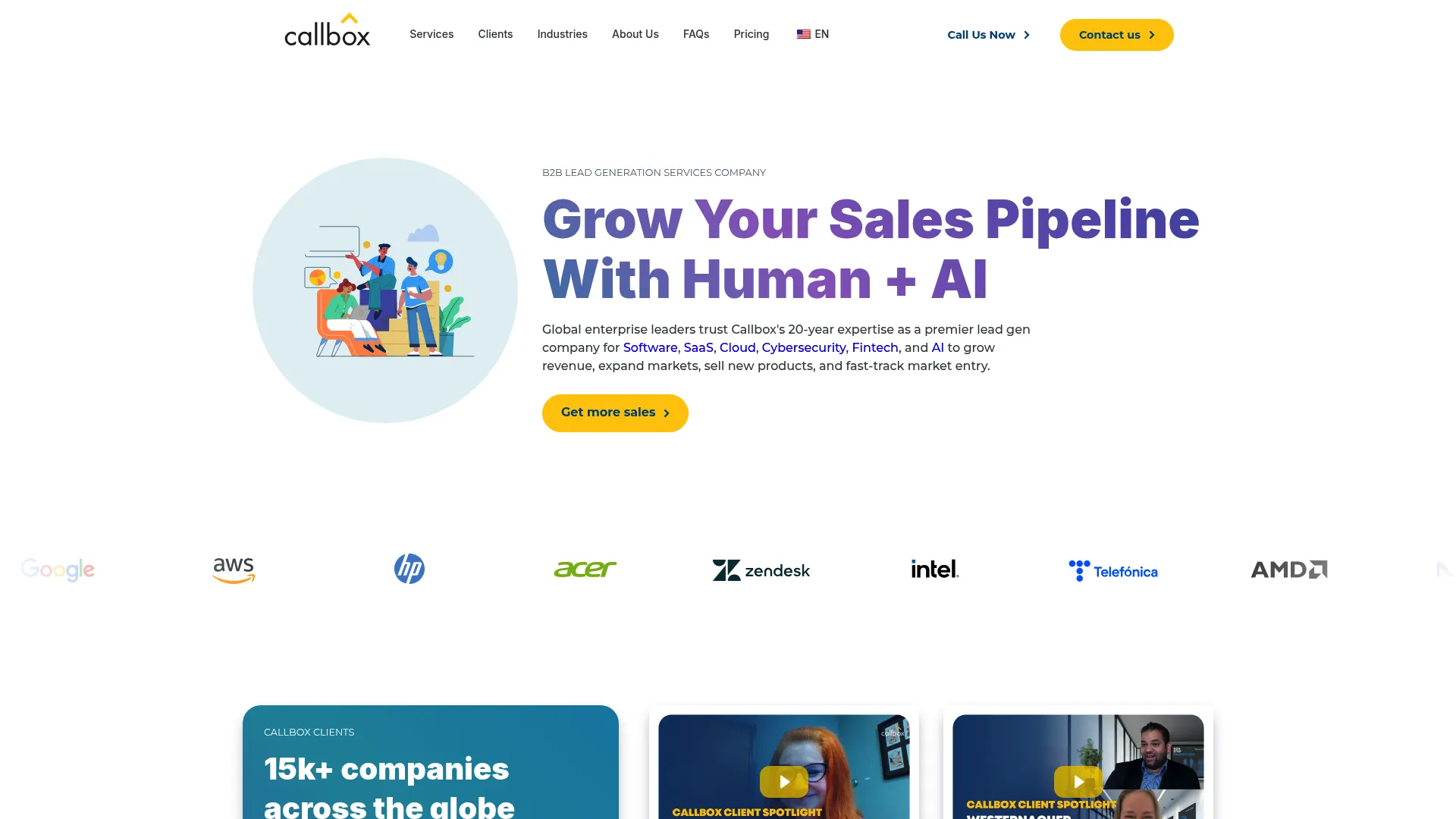 screenshot of callboxinc.com