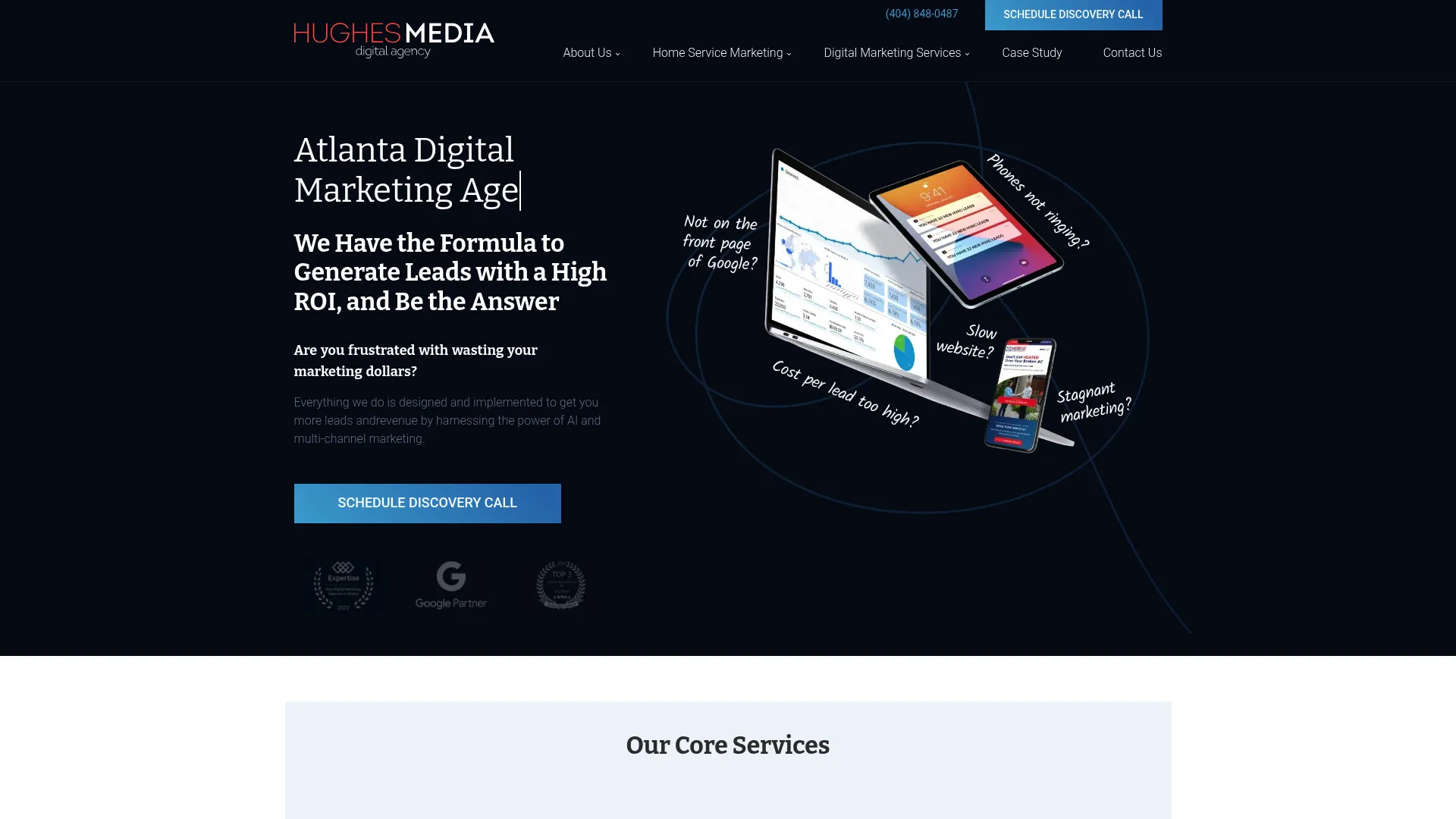 screenshot of hughesmedia.us