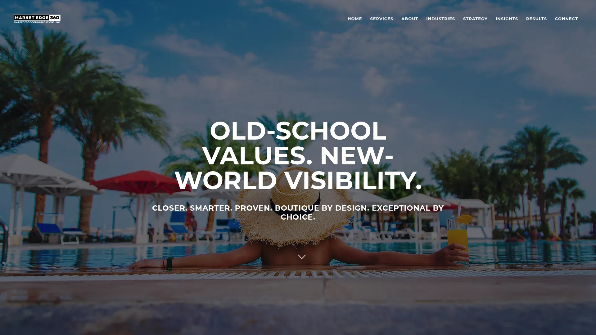 screenshot of marketedge360.com
