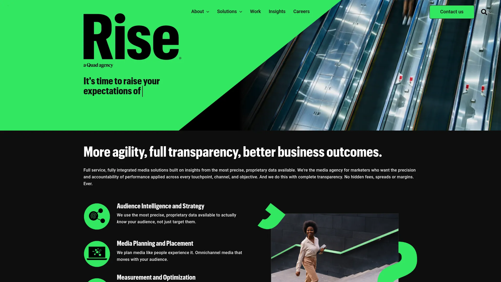 Screenshot of riseinteractive.com