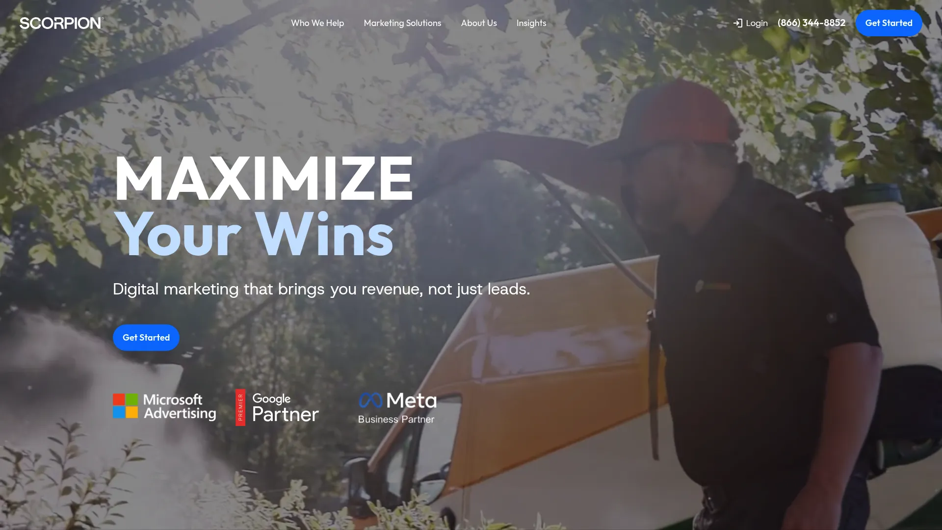 screenshot of scorpion.co