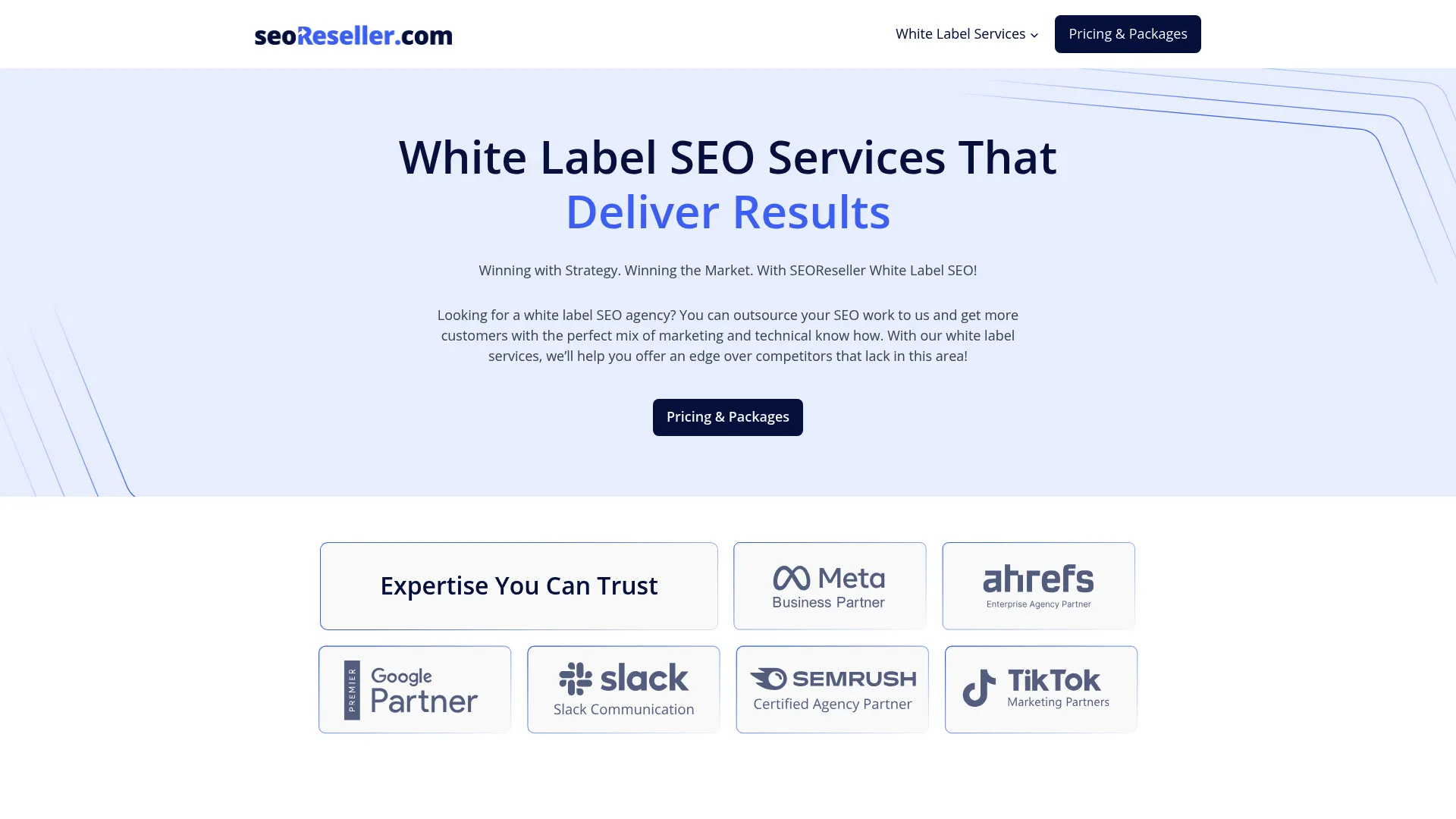 SEOReseller Agency Platform Screenshot