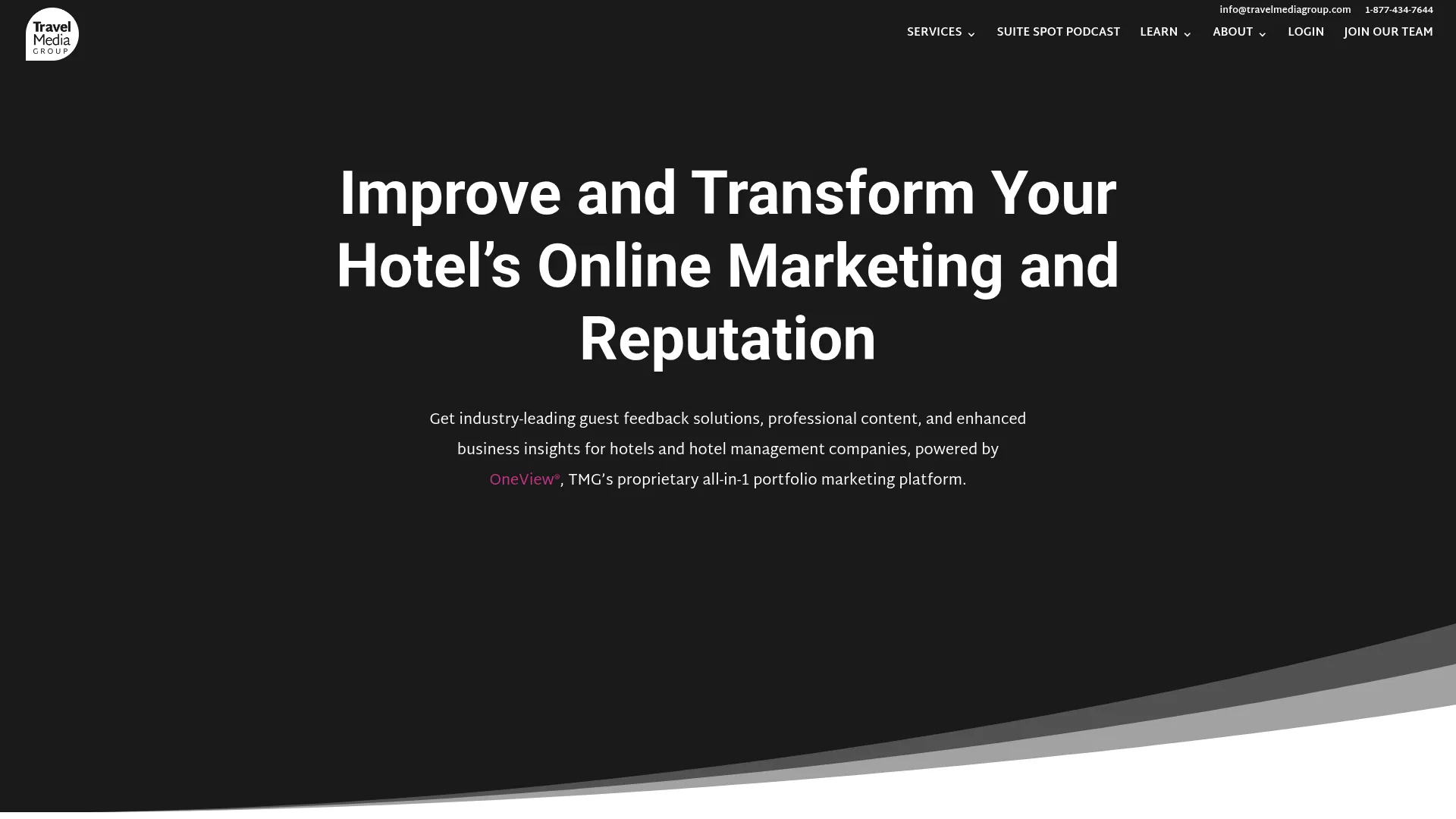 screenshot of travelmediagroup.com