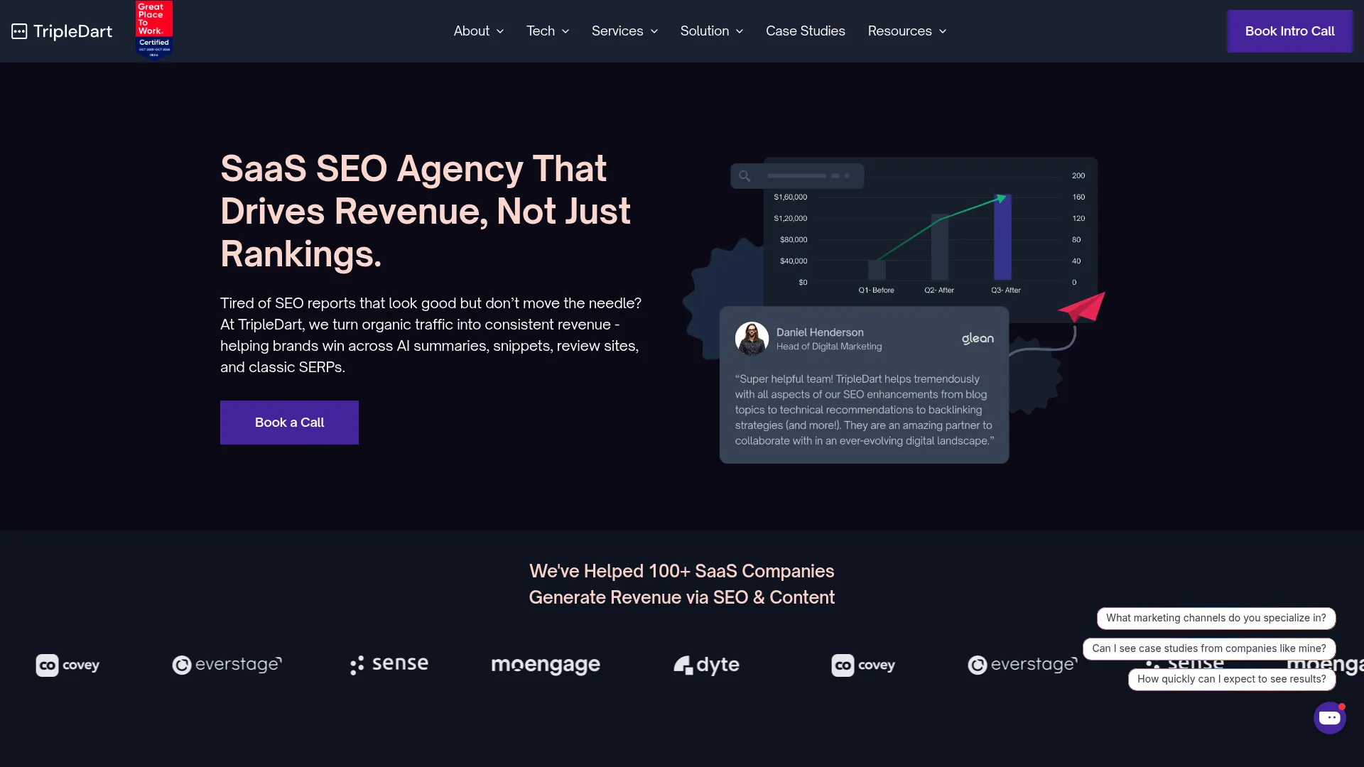 Screenshot of TripleDart