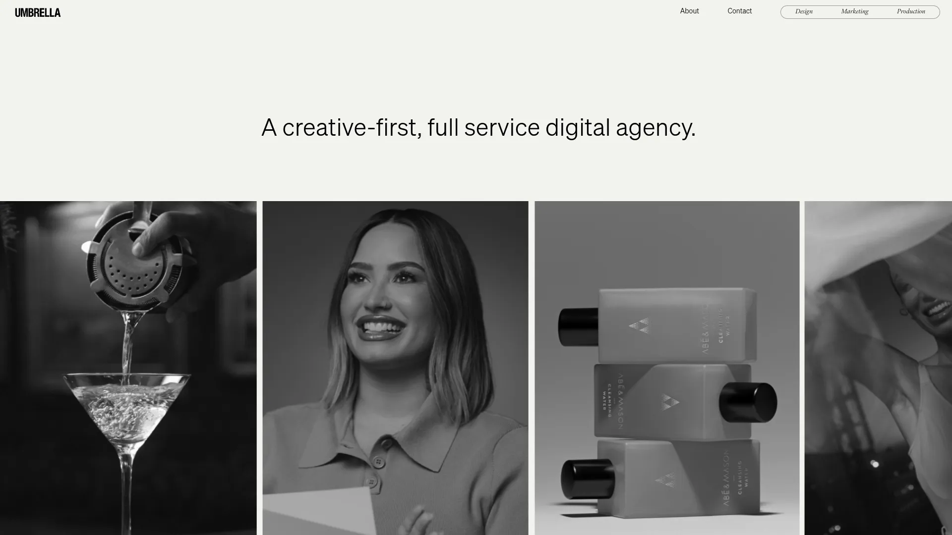 screenshot of umbrellalosangeles.com