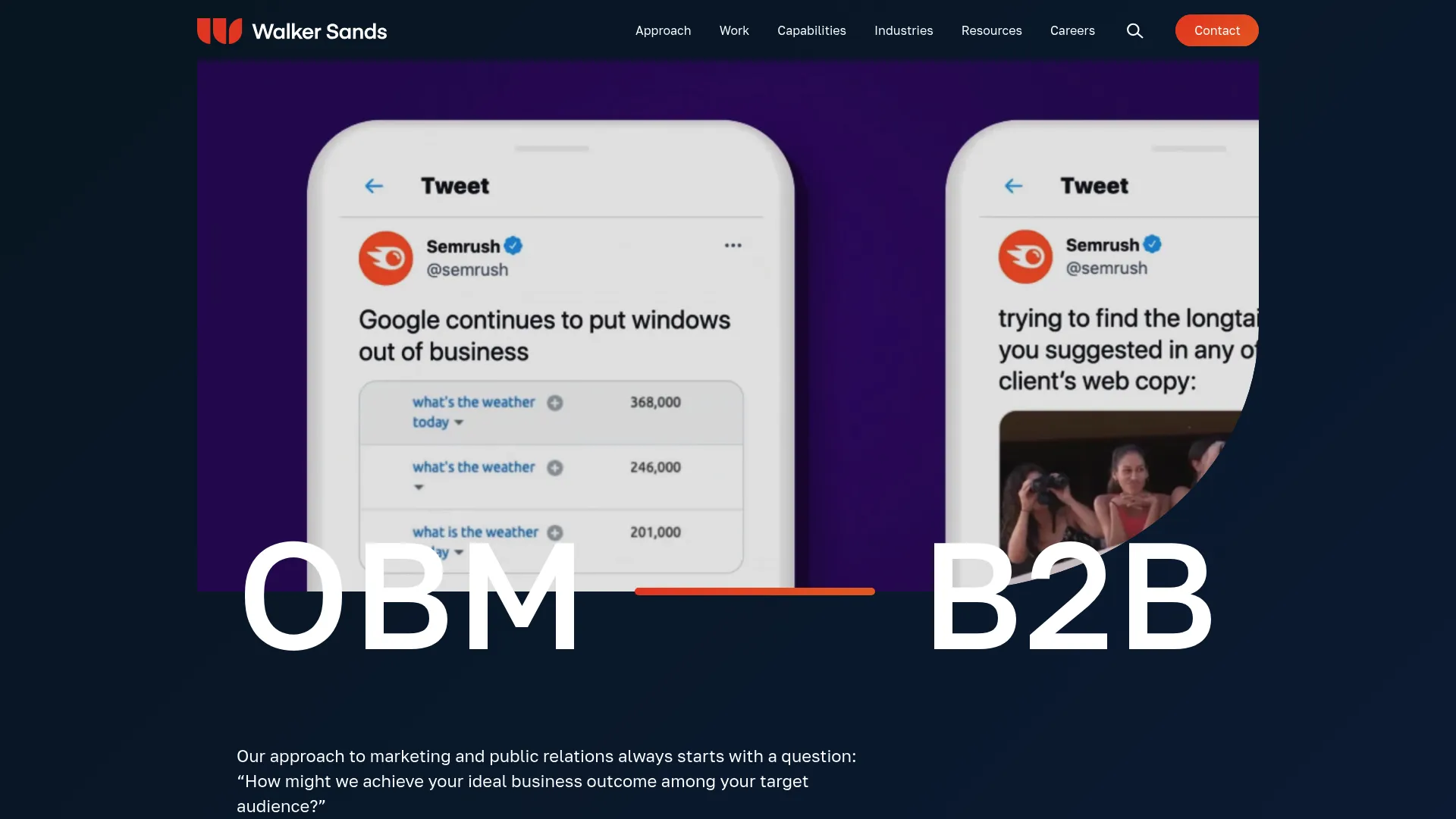 Screenshot of walkersands.com