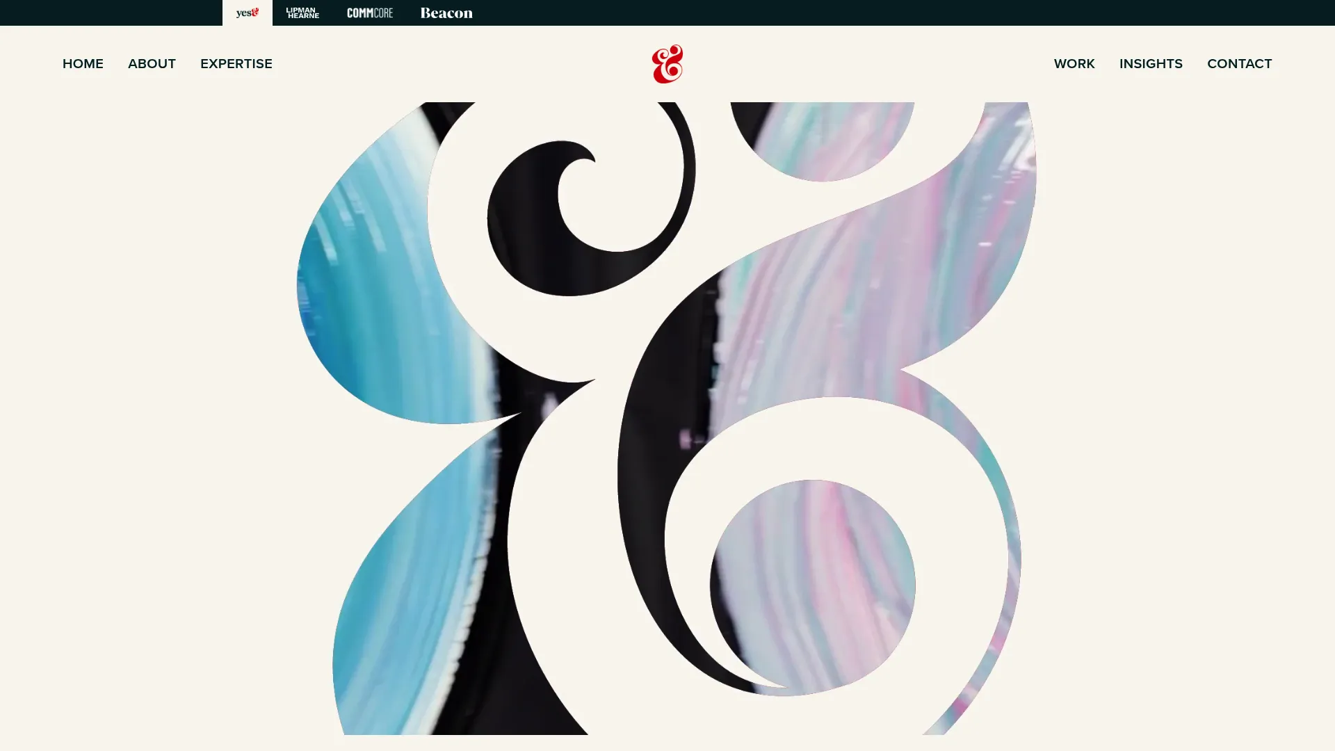 screenshot of yesandagency.com