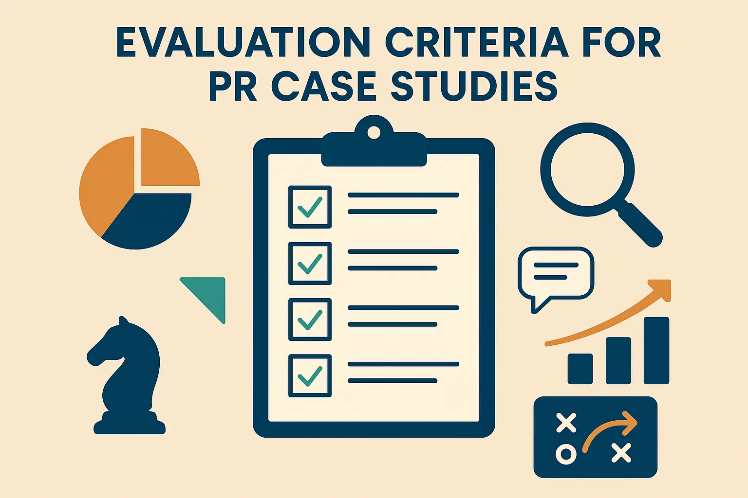 PR case study evaluation criteria
