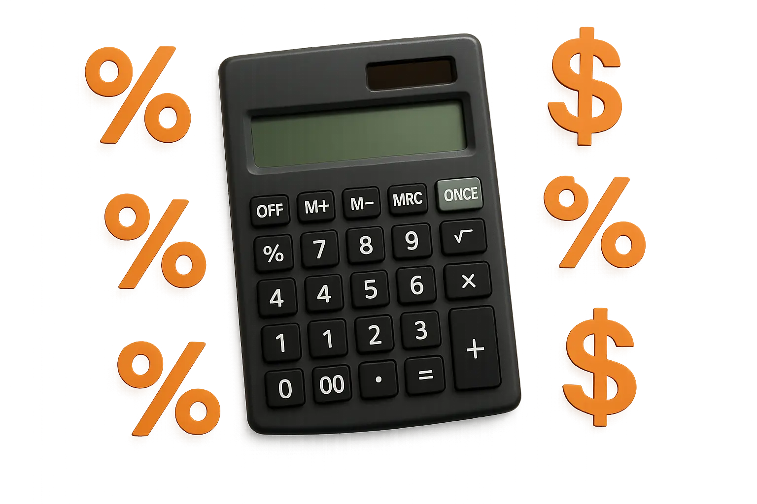 Discount percentage calculator interface