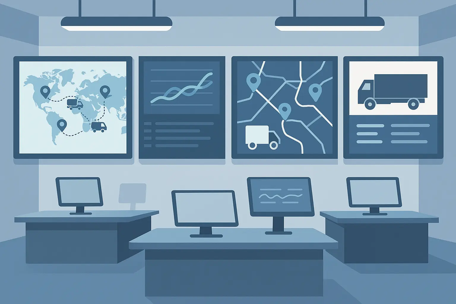 Transportation logistics AI optimization