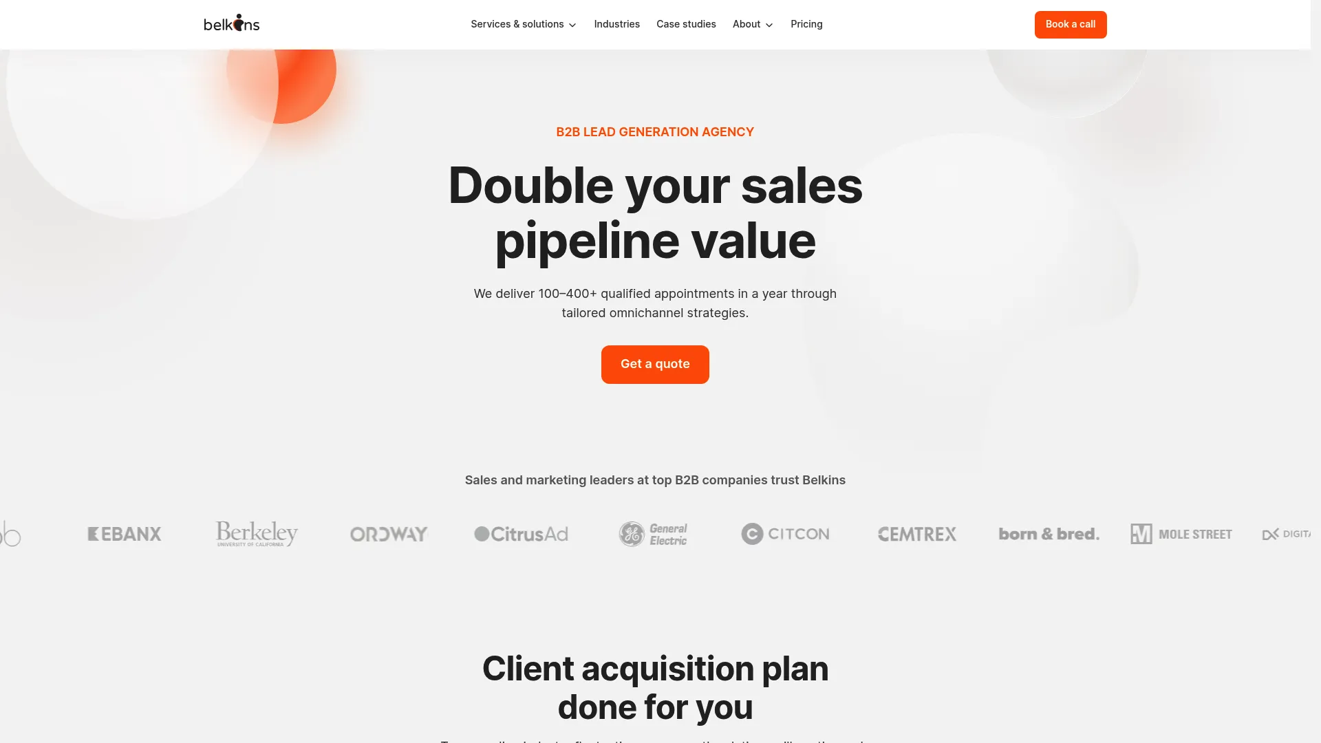 screenshot of belkins.io