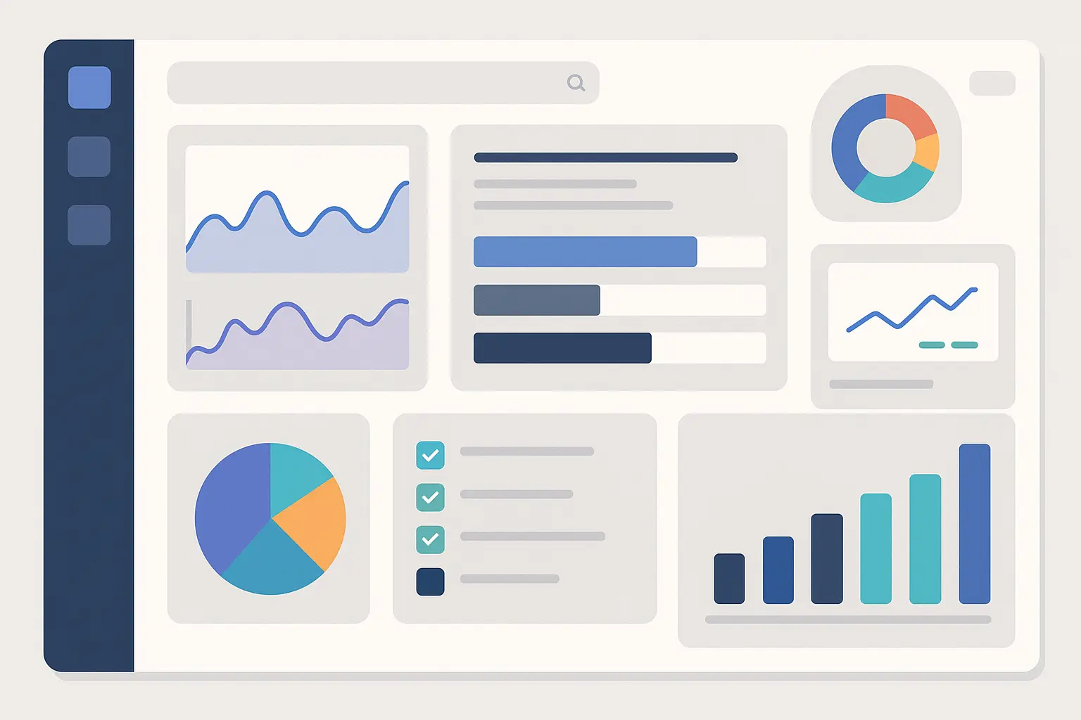 Interactive dashboard design for analytics