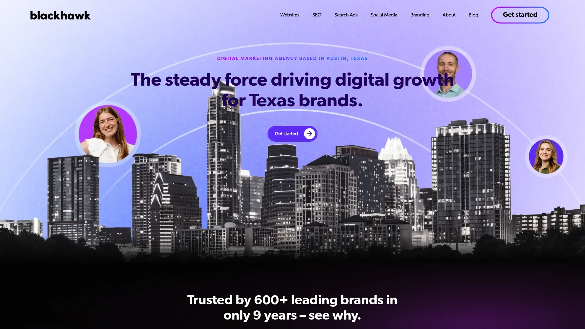 Screenshot of blackhawkdm.com