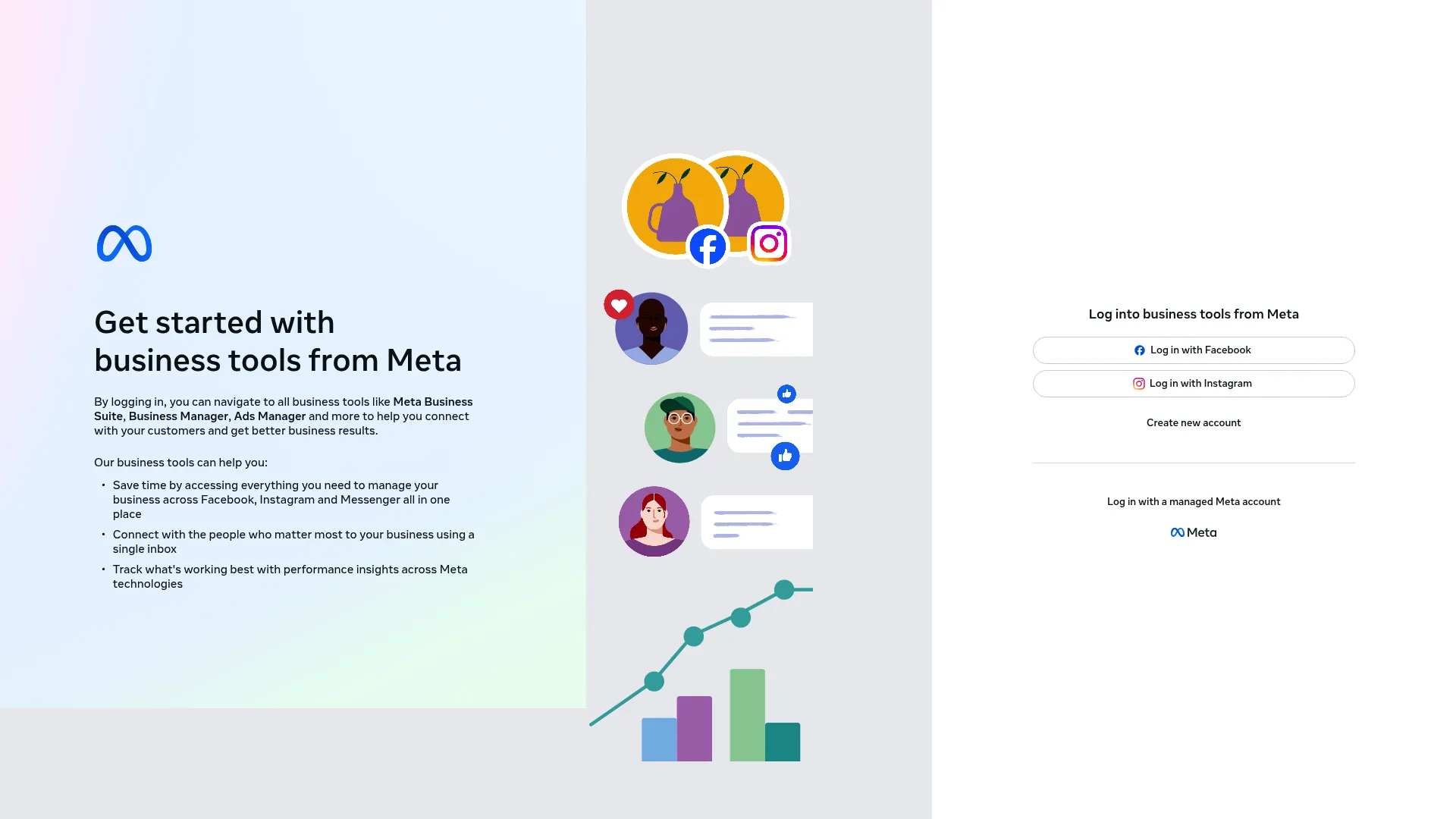 Meta Business advertising interface