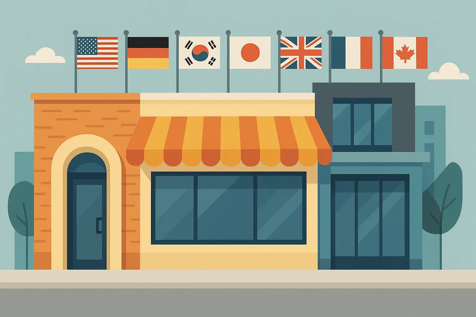 Traditional retail global expansion