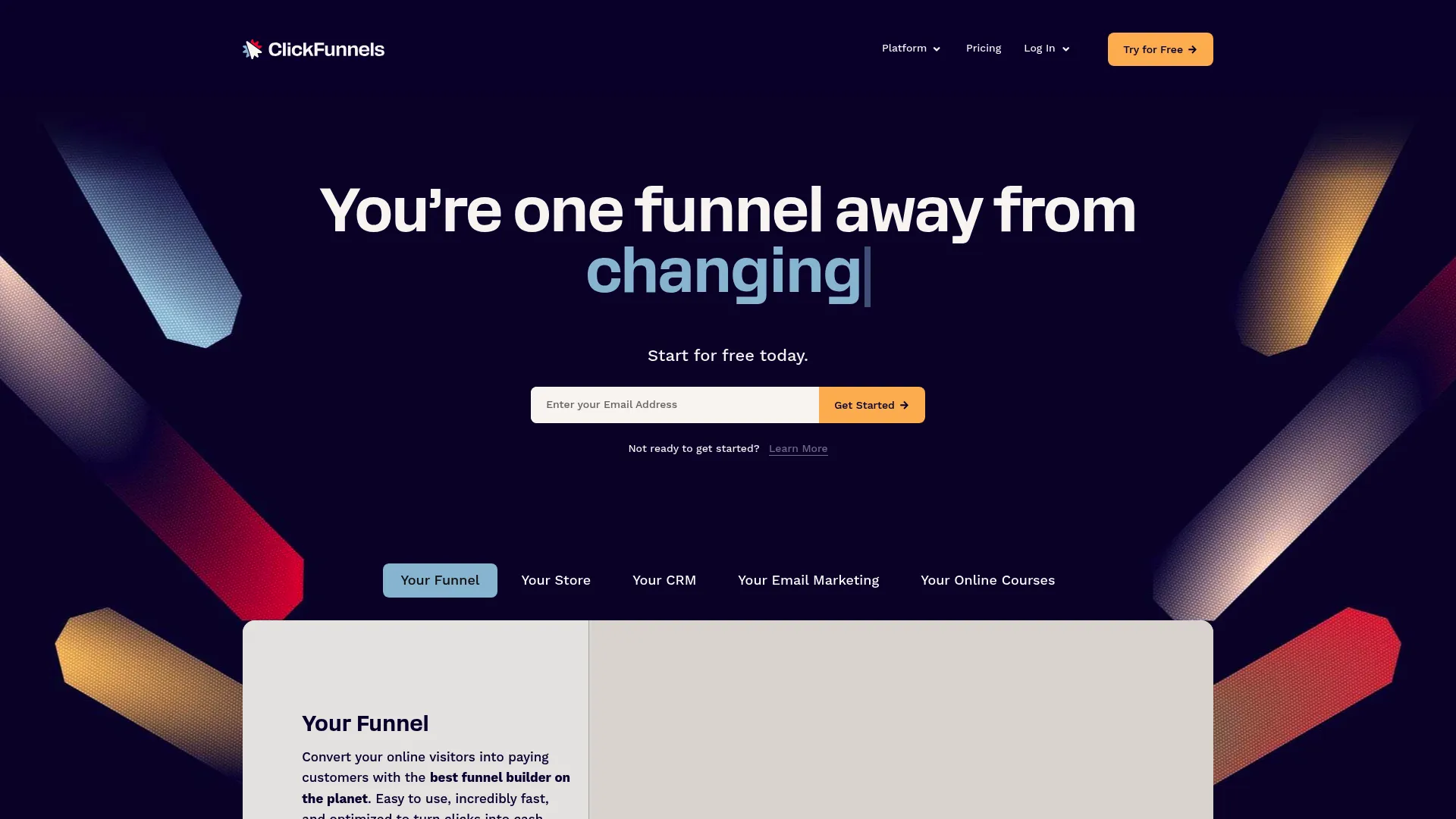 ClickFunnels complete sales funnel platform