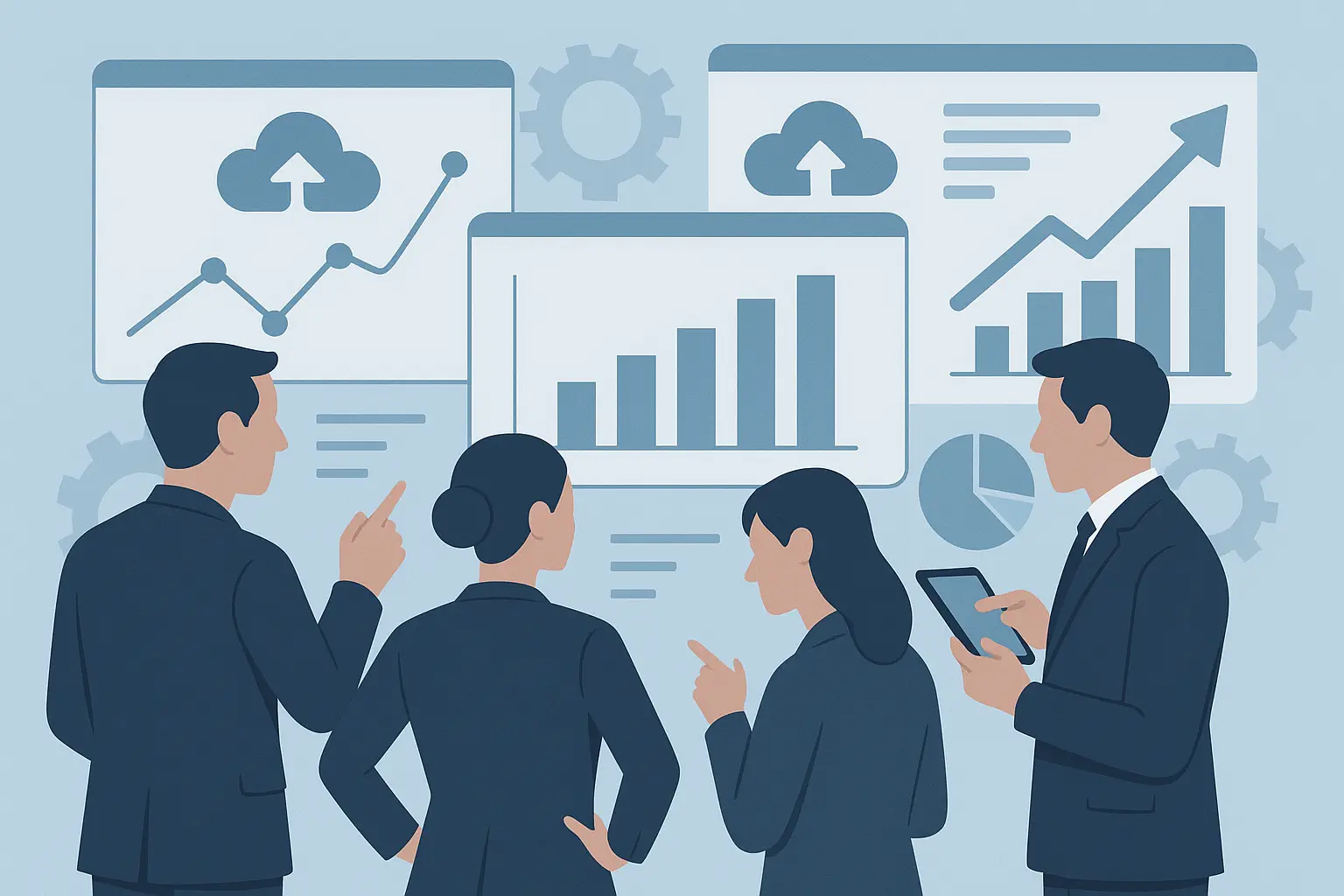 Enterprise cloud transformation diagram