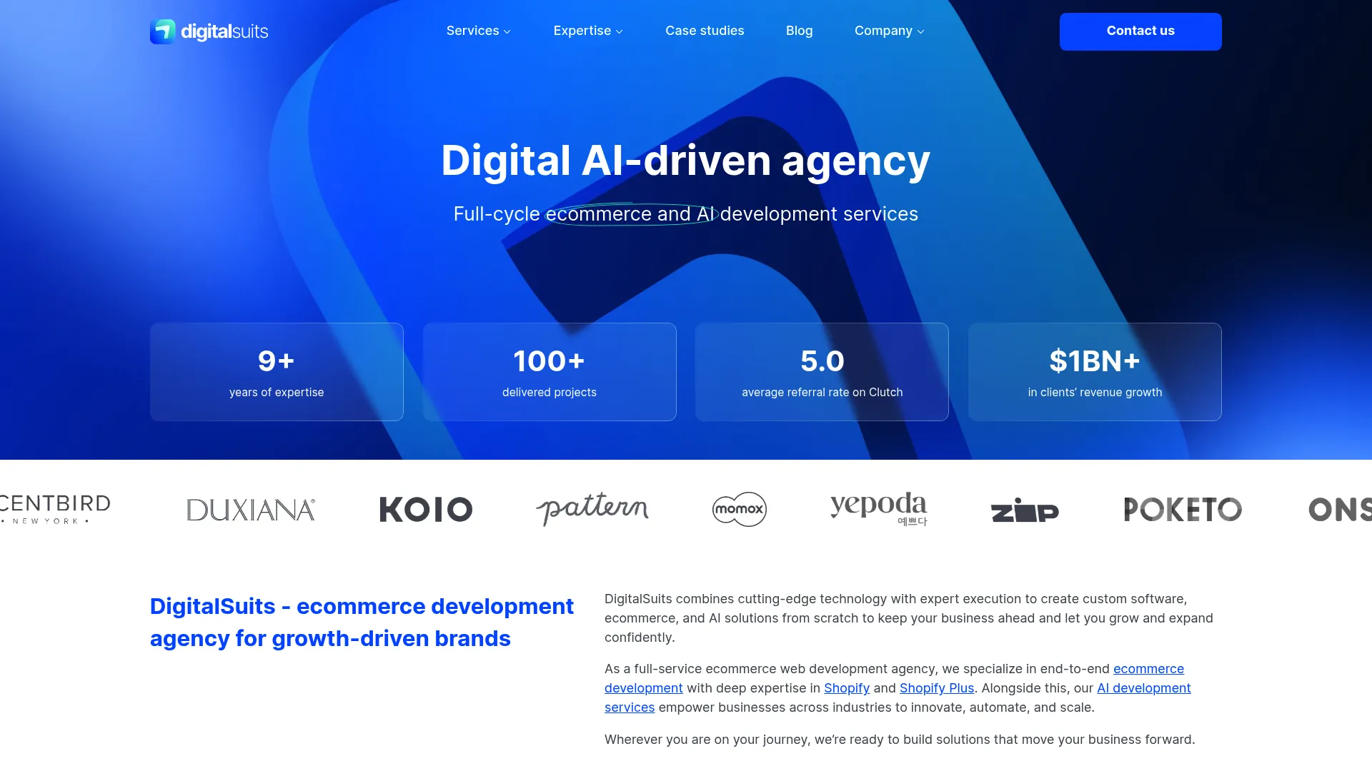 Screenshot of digitalsuits.co